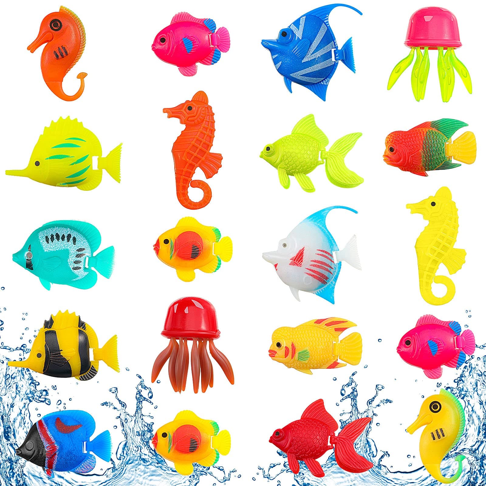 Artificial Moving Fishes Plastic Floating Fishes