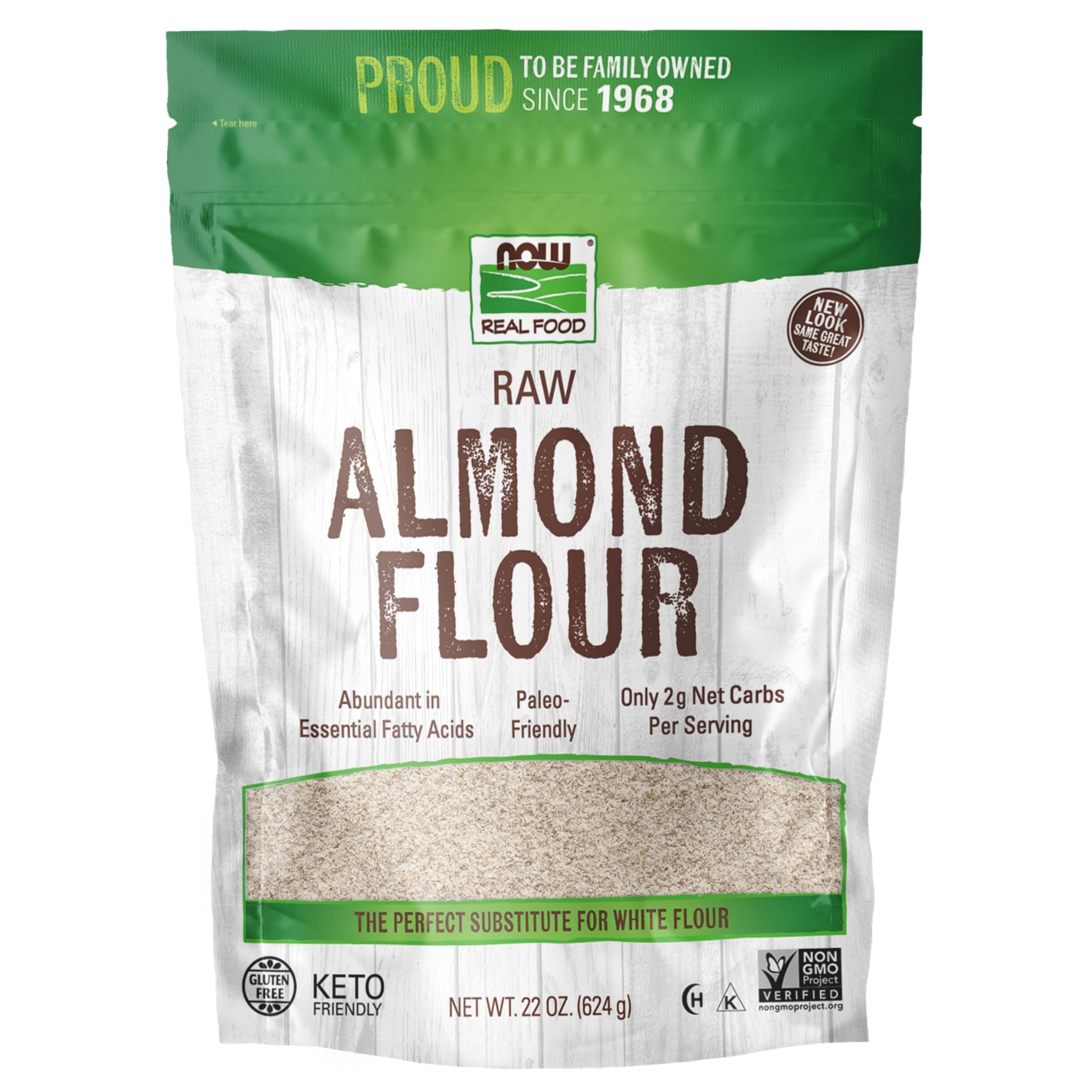 Almond Flour with Essential Fatty Acids, 5 g Carbs per Serving, 22-Ounce (Packaging May Vary)