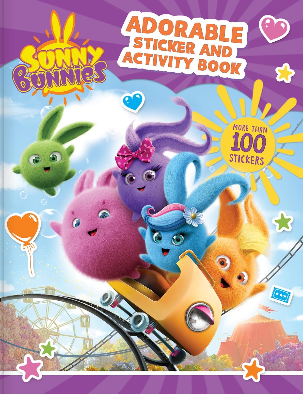 Sunny Bunnies: Adorable Sticker and Activity Book Paperback – Sticker Book, 3 June 2021