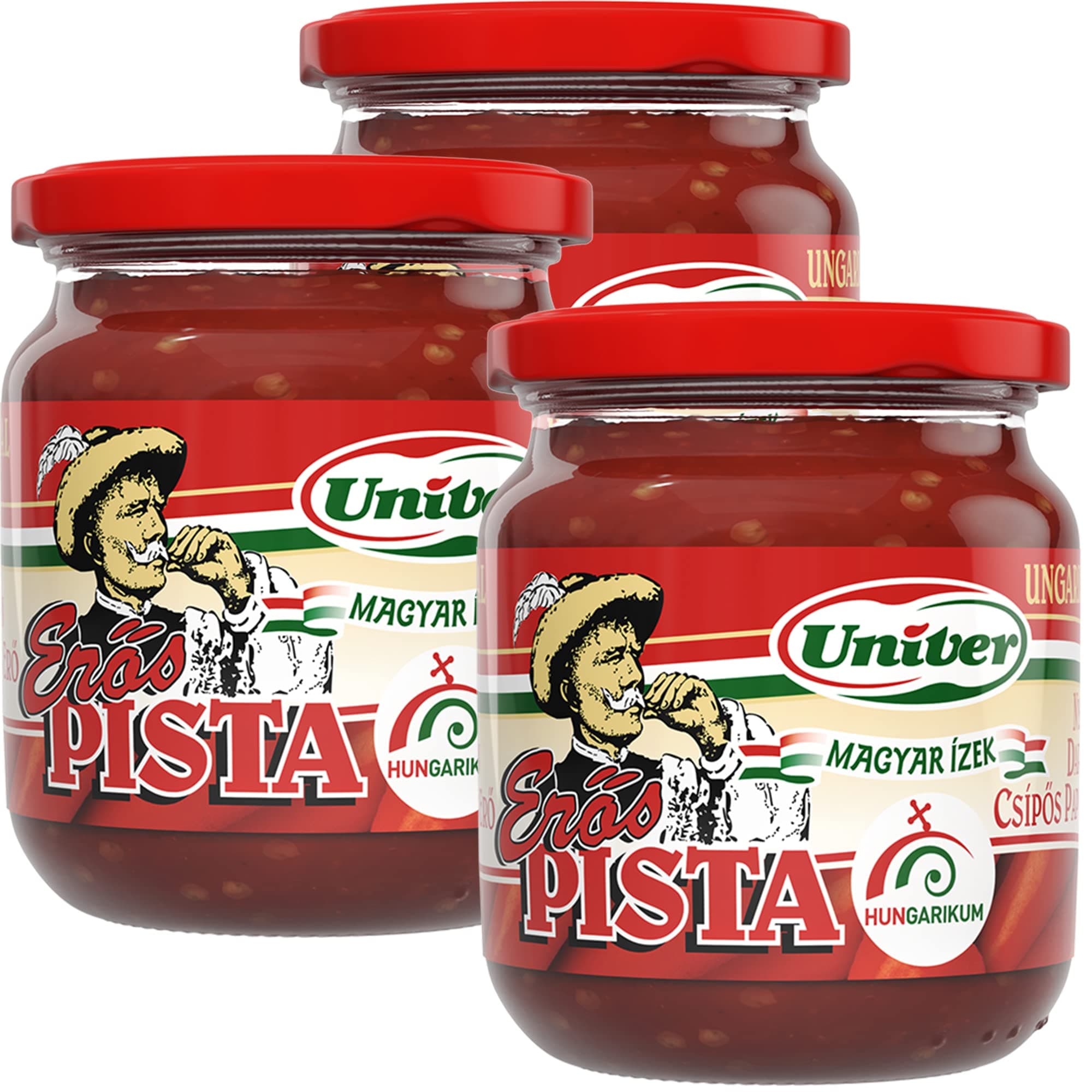 Hencher 3 x Eros Pista Hungarian Paprika Paste, 3x200g