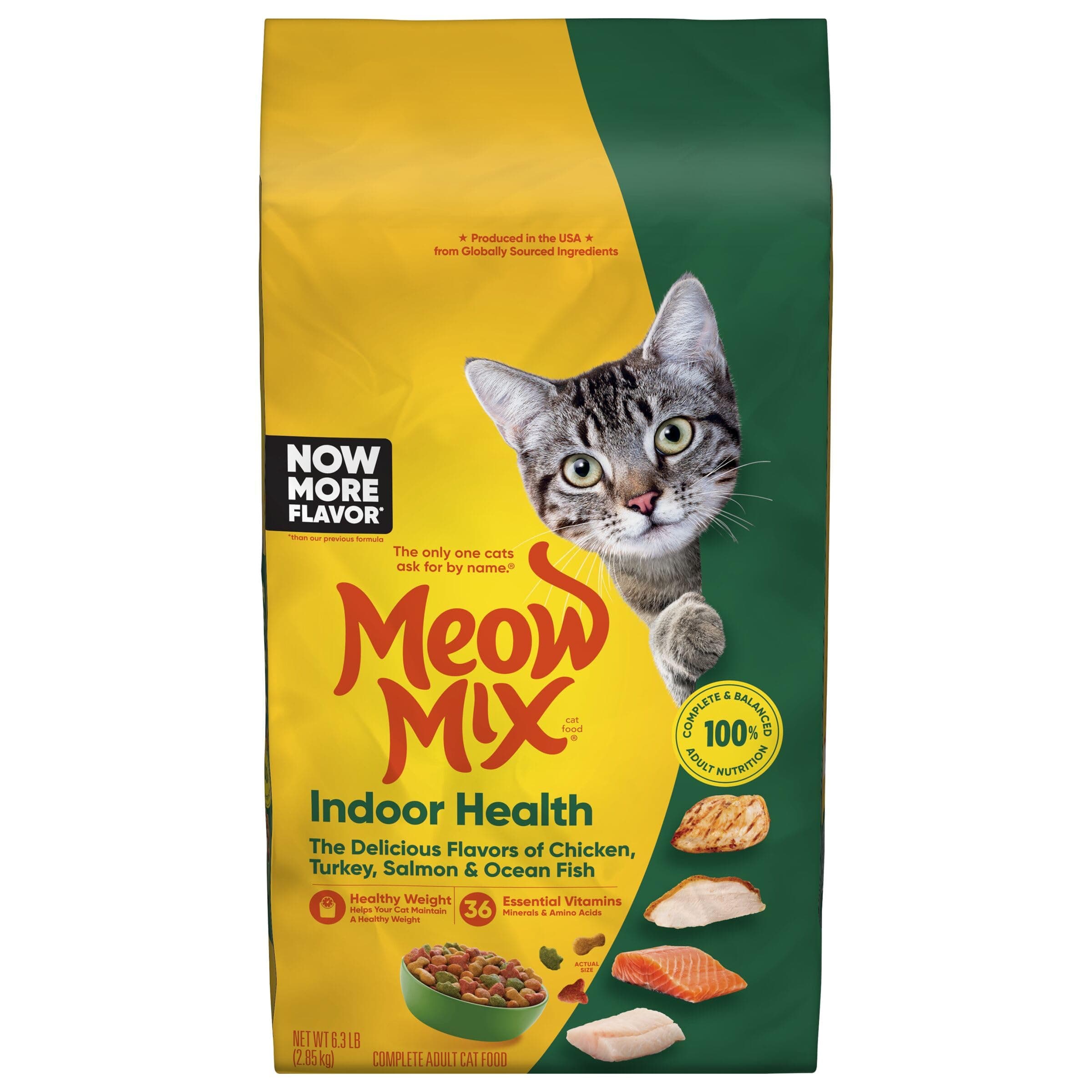 Meow Mix Indoor Health Dry Cat Food, 6.3 lb