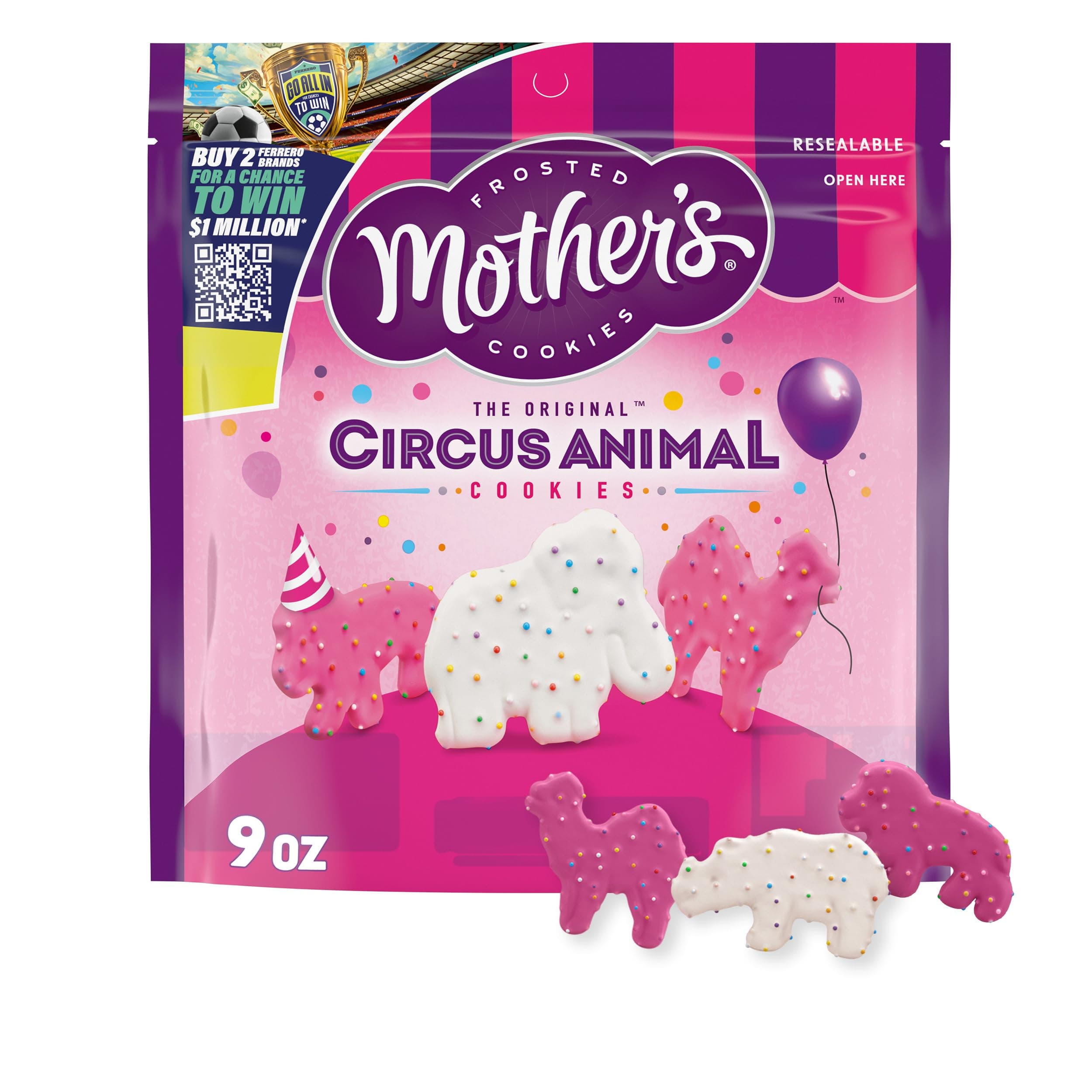 Mother's Circus Animal Cookies, 9 Oz (Pack of 1)