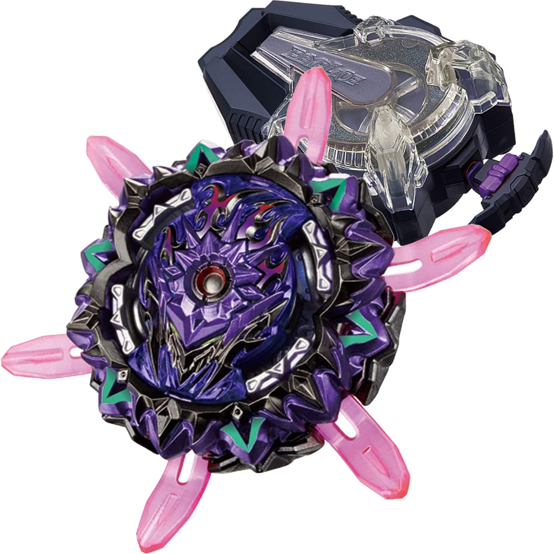 okoiumBattling Top Burst B-169 Starter Variant Lucifer.Mb 2D with Sparking Launcher Superking Layer System Spinning Top