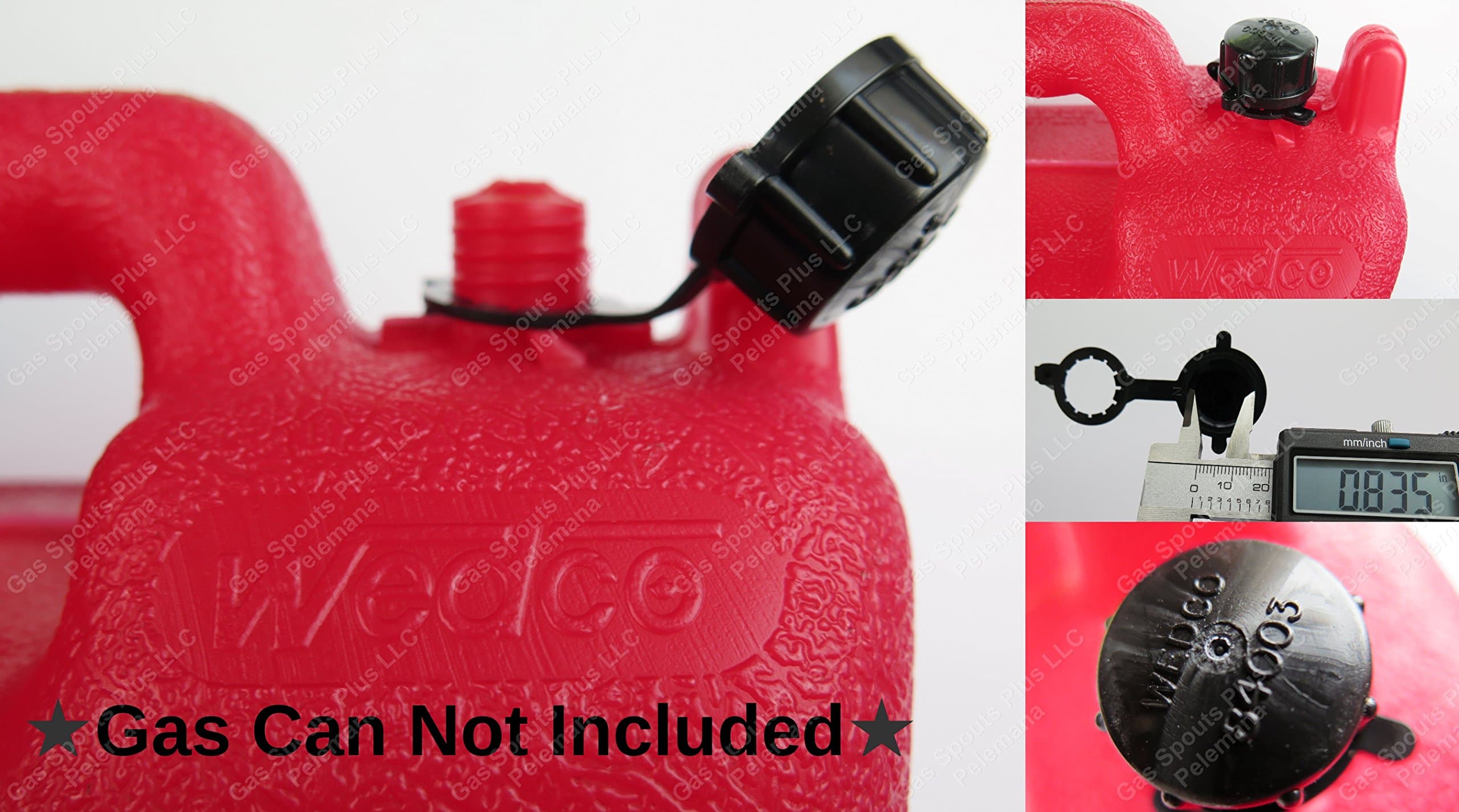 1 (One) New Wedco Authentic Genuine Rear Vent Screw Cap #84003 with Tether to Prevent Loss Wedco Essence Briggs & Stratton Gas Fuel Diesel Kerosene CAN Part Replacement
