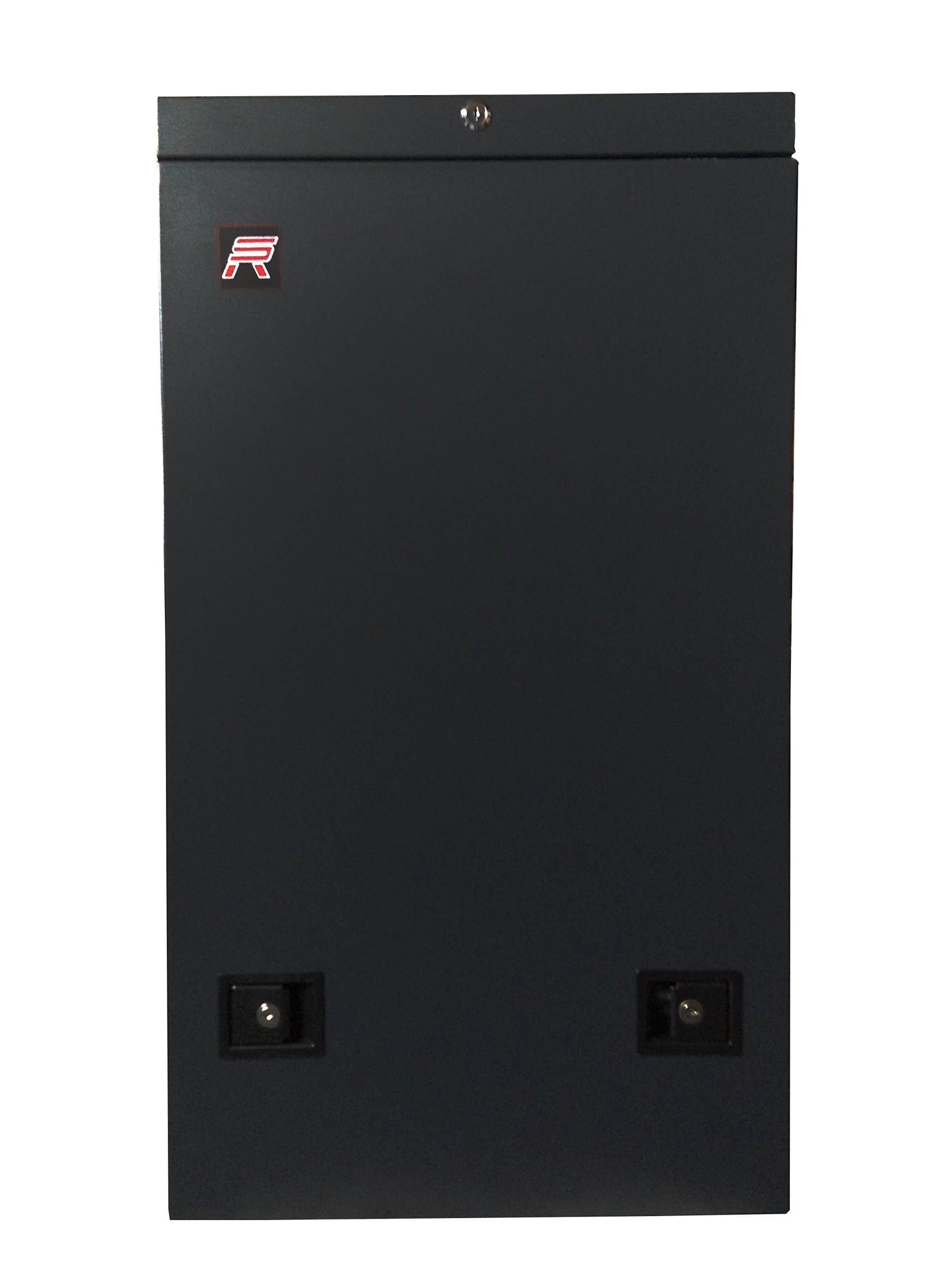 6U Wall Mount Rack Network Cabinet Enclosure - Vertical Server Equipment, Durable Mini Design, Efficient Cooling, Secure Lock, Easy Installation, Steel Construction