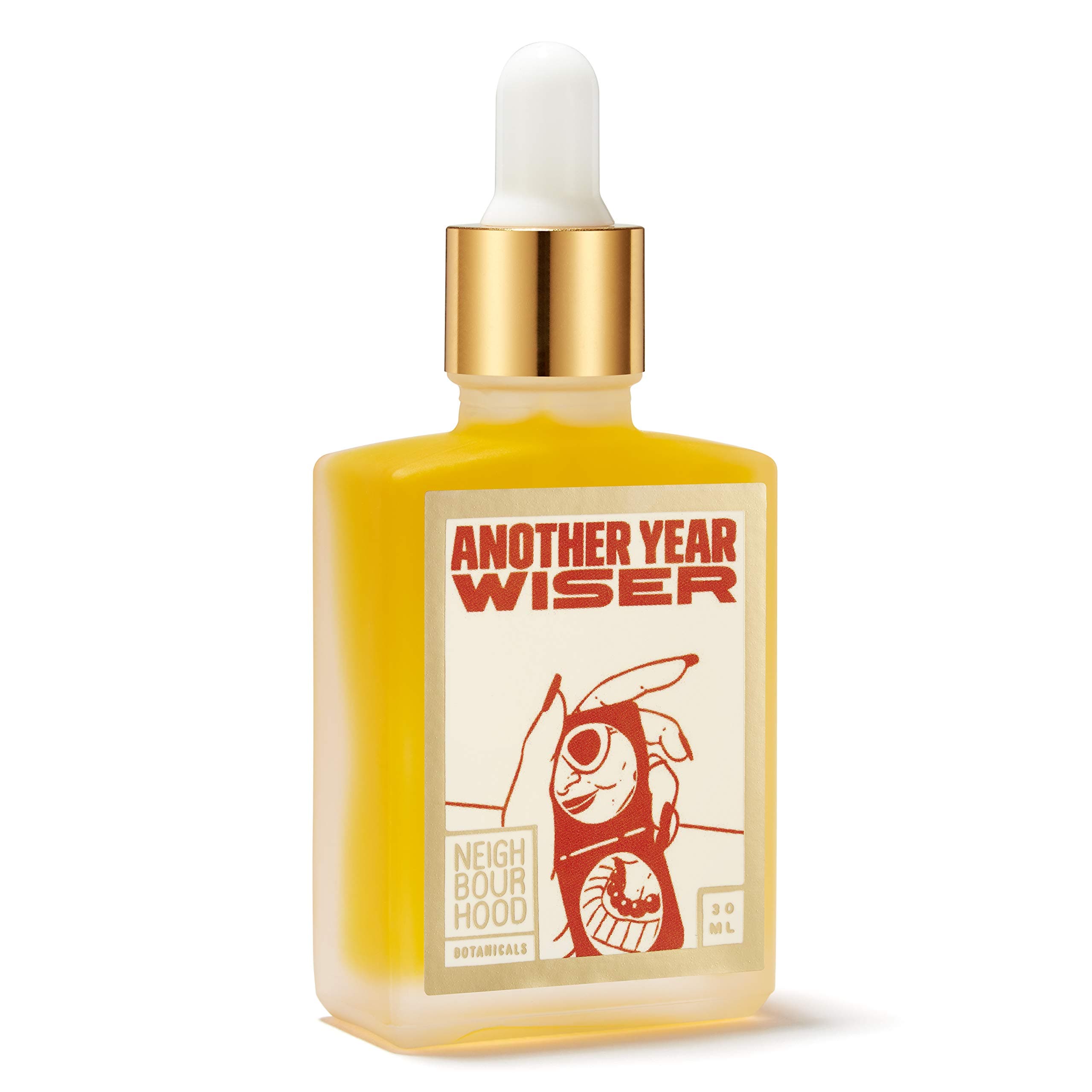 Neighbourhood Botanicals - Another Year Wiser Ant-Aging Facial Oil, Vegan and Cruelty-Free, 100% Natural Skincare for Dry Skin from London 30ml