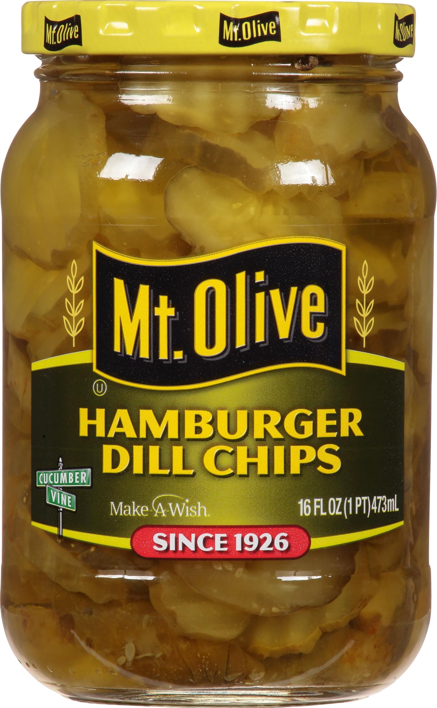 Hamburger Dill Chips 473ml (Pack of 3)