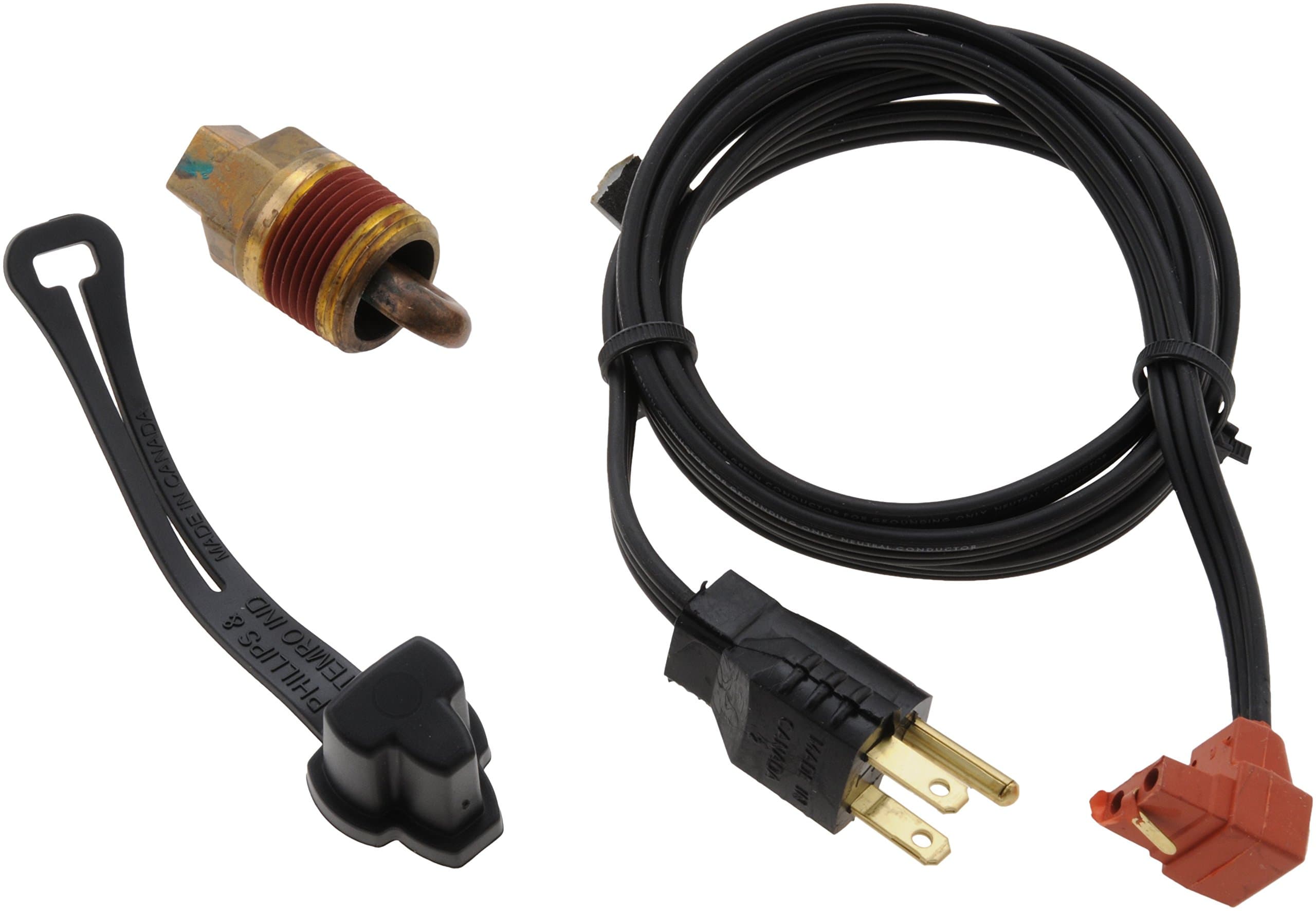 Zerostart 3100002 Engine Block Heater for Ford, Jaguar, Mazda, Lincoln, Volvo, 3/4" NPT Thread | CSA Approved | 120 Volts | 400 Watts