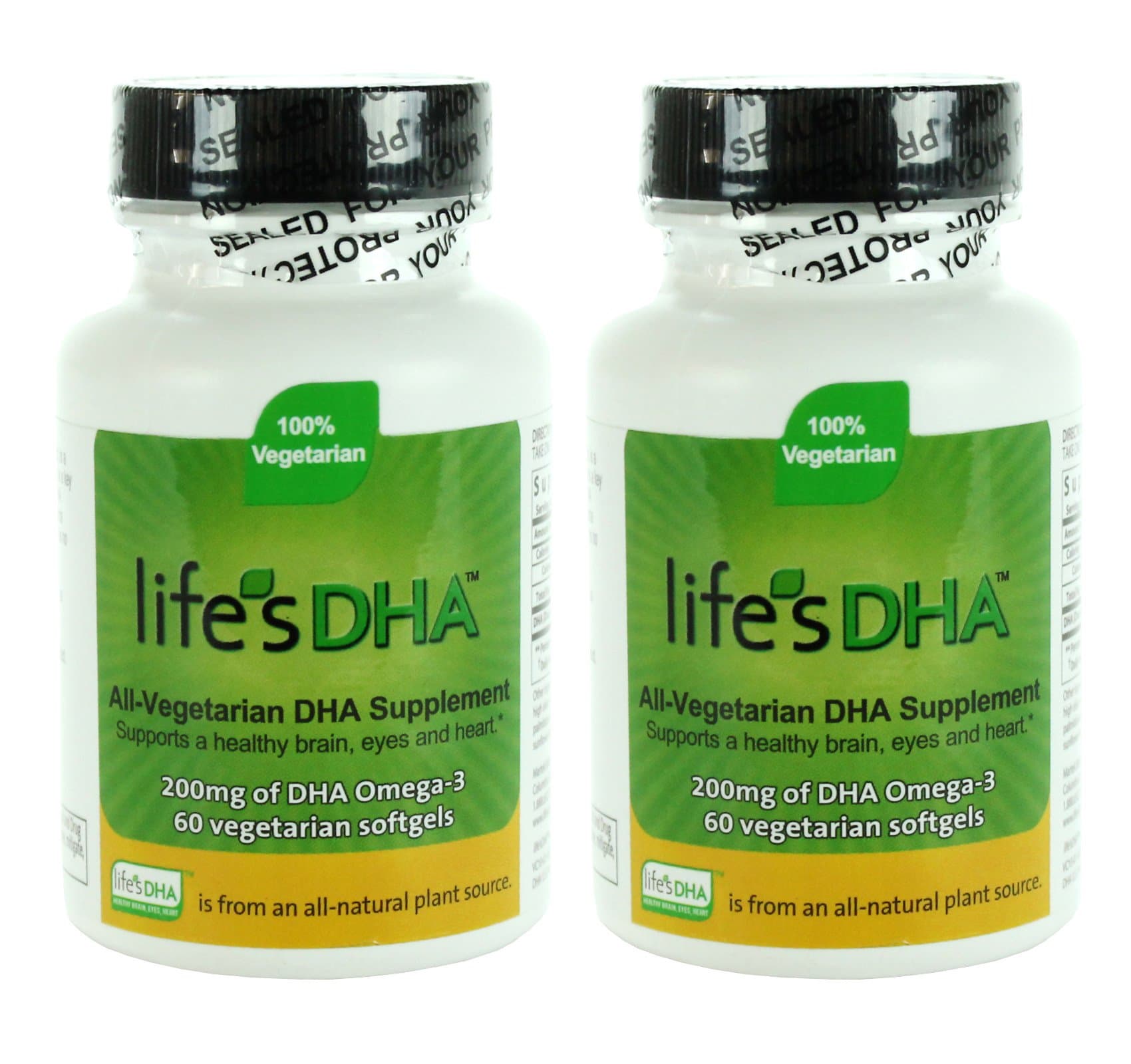 Martek DHA 200 mg de la vida all-vegetarian softgels, 60 Count, 2