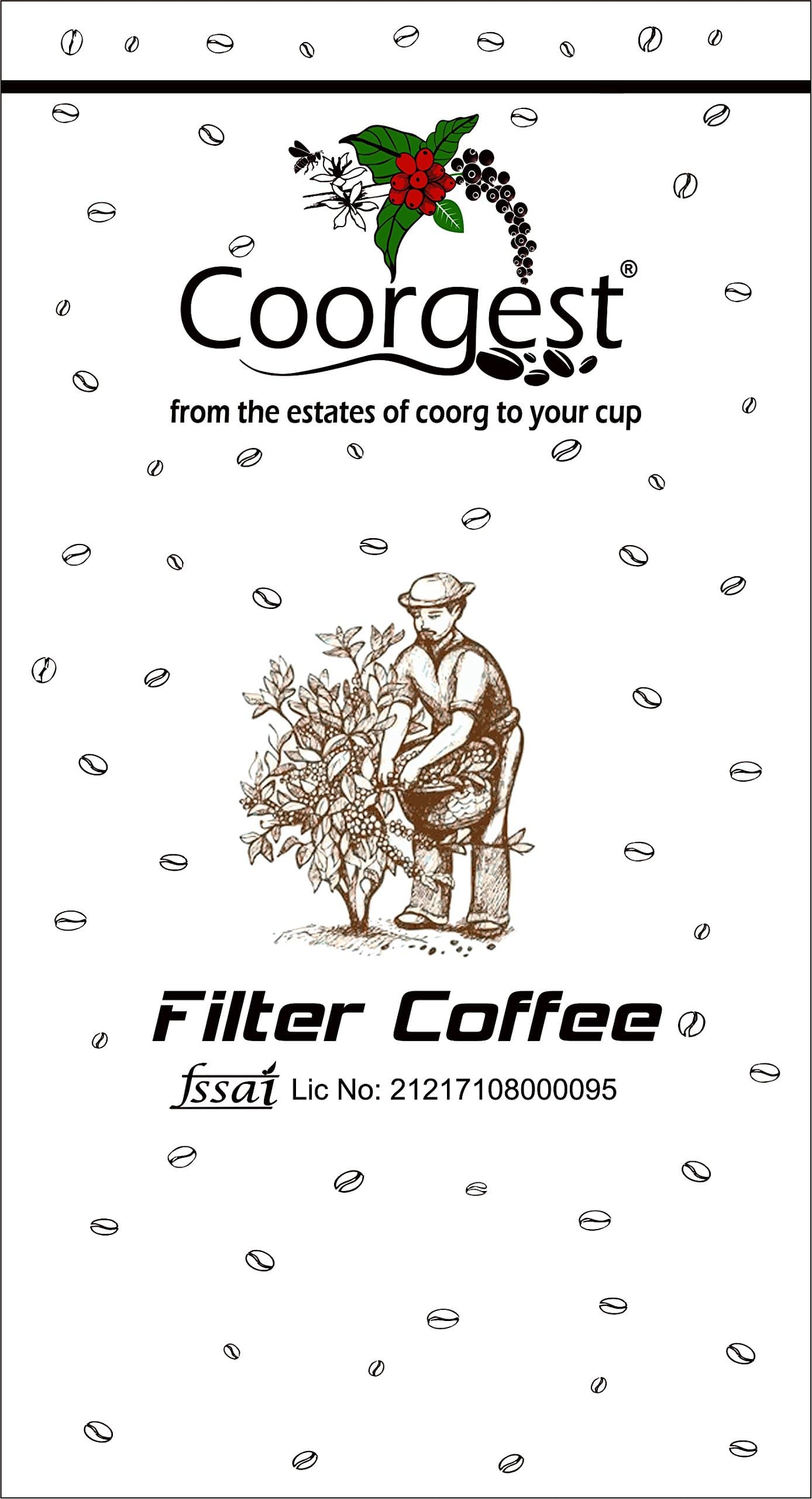 Coorgest Filter Coffee Powder City Roast 70% coffee 30% chicory Blend 500 grams