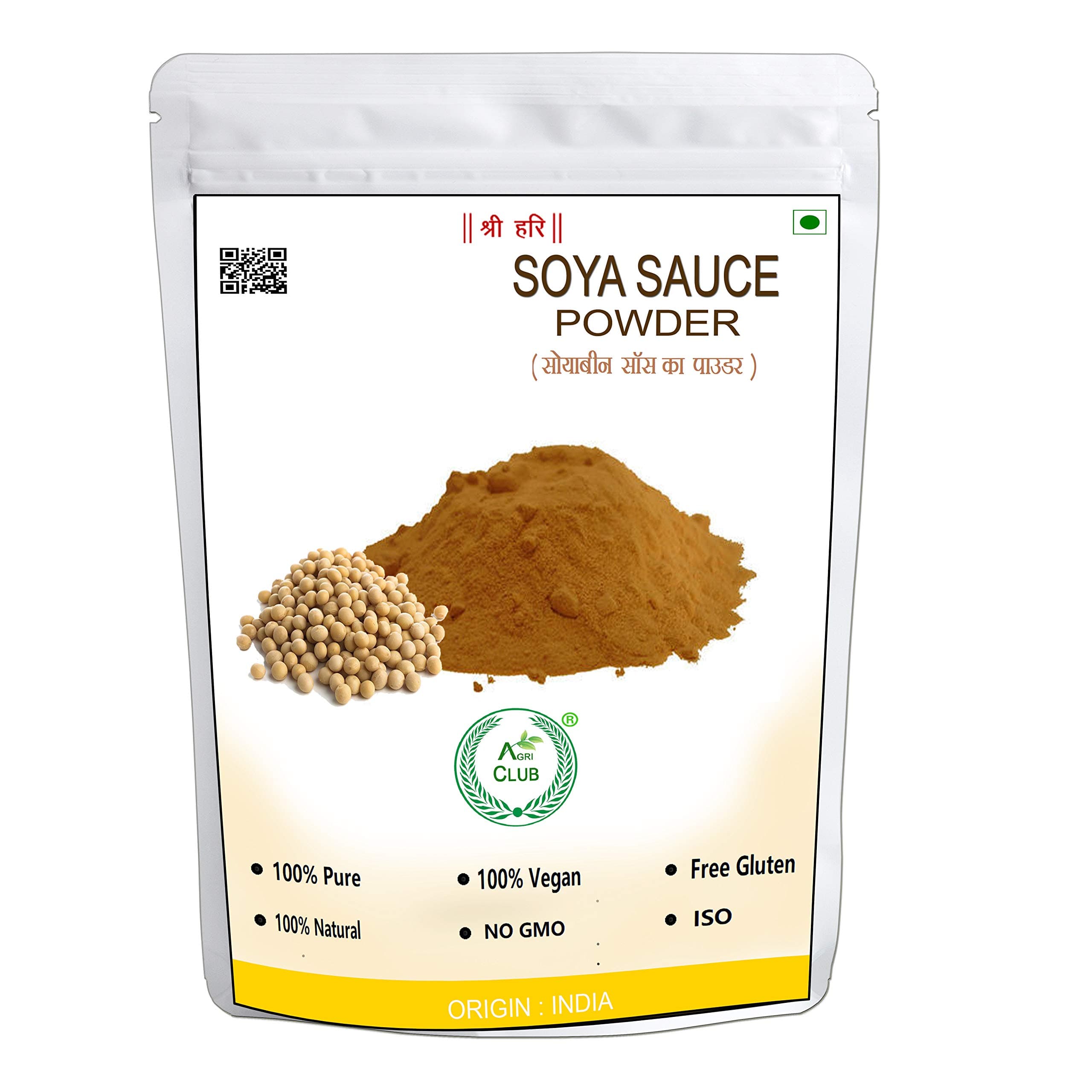 Soya Sauce Powder 400gm | 100% Natural | High Protein | Agri Club