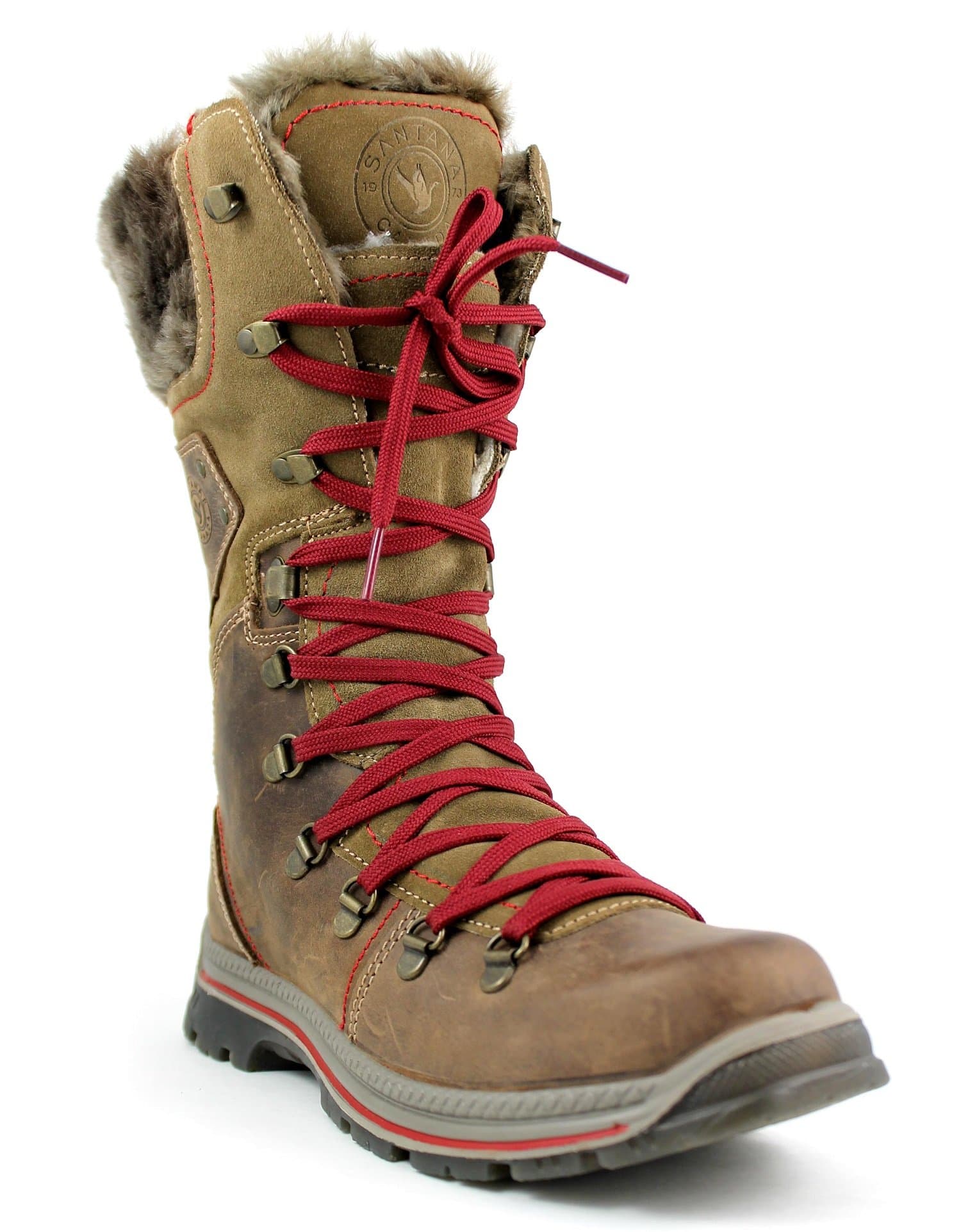 Womens Melita Leather Boot, 9, Brown