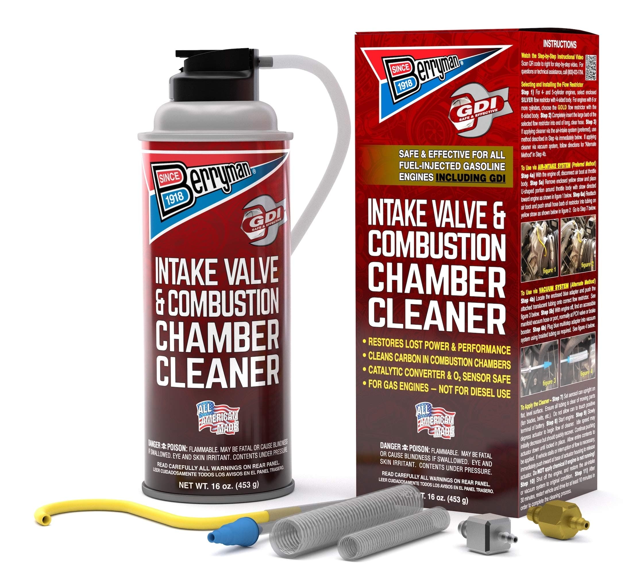Berryman Intake Valve and Combustion Chamber Cleaner, 16-Ounce Aerosol