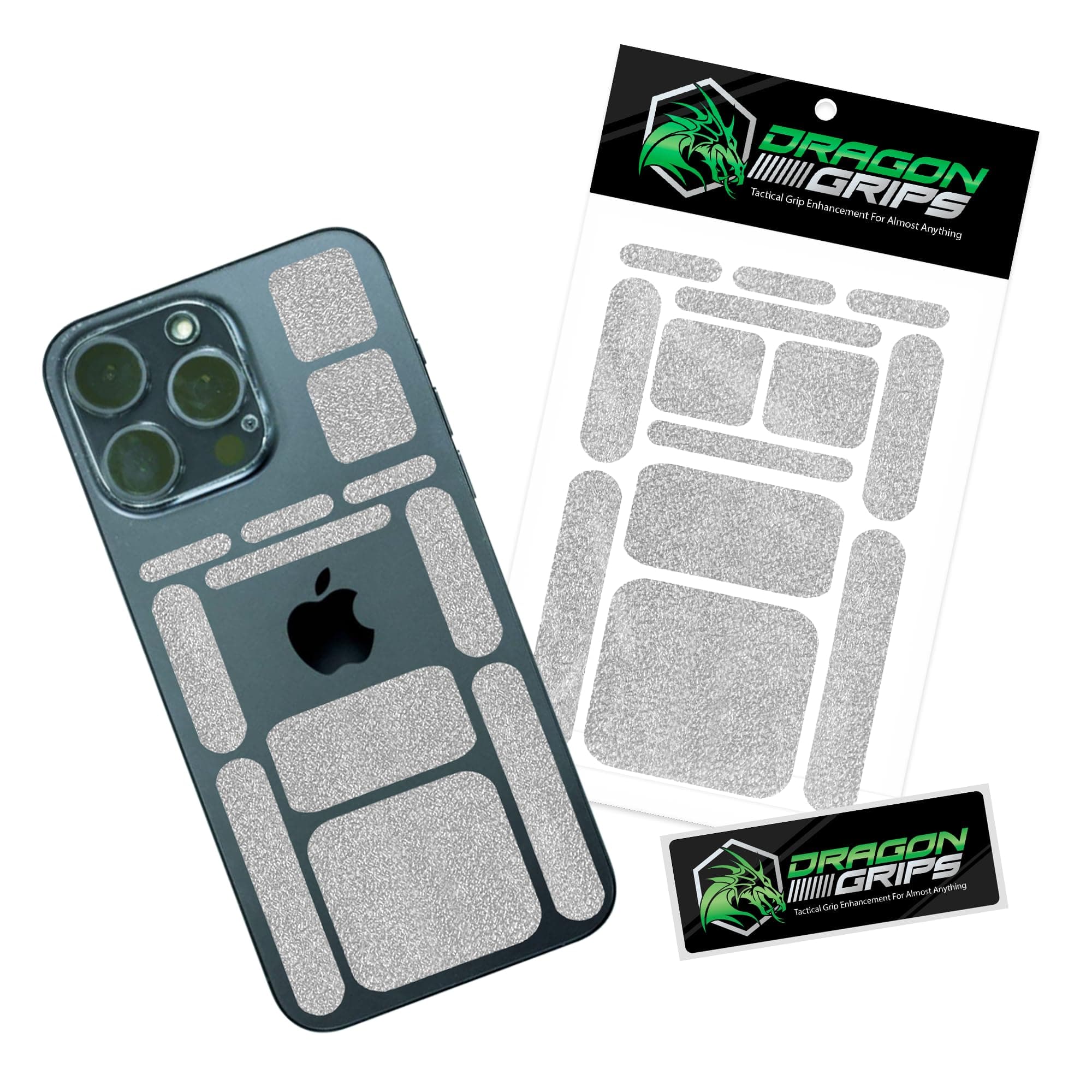 Dragon Grips 13pc Clear Grip Tape Decal stickers for iphone tablet mouse computer textured silicone rubber traction grip adhesive