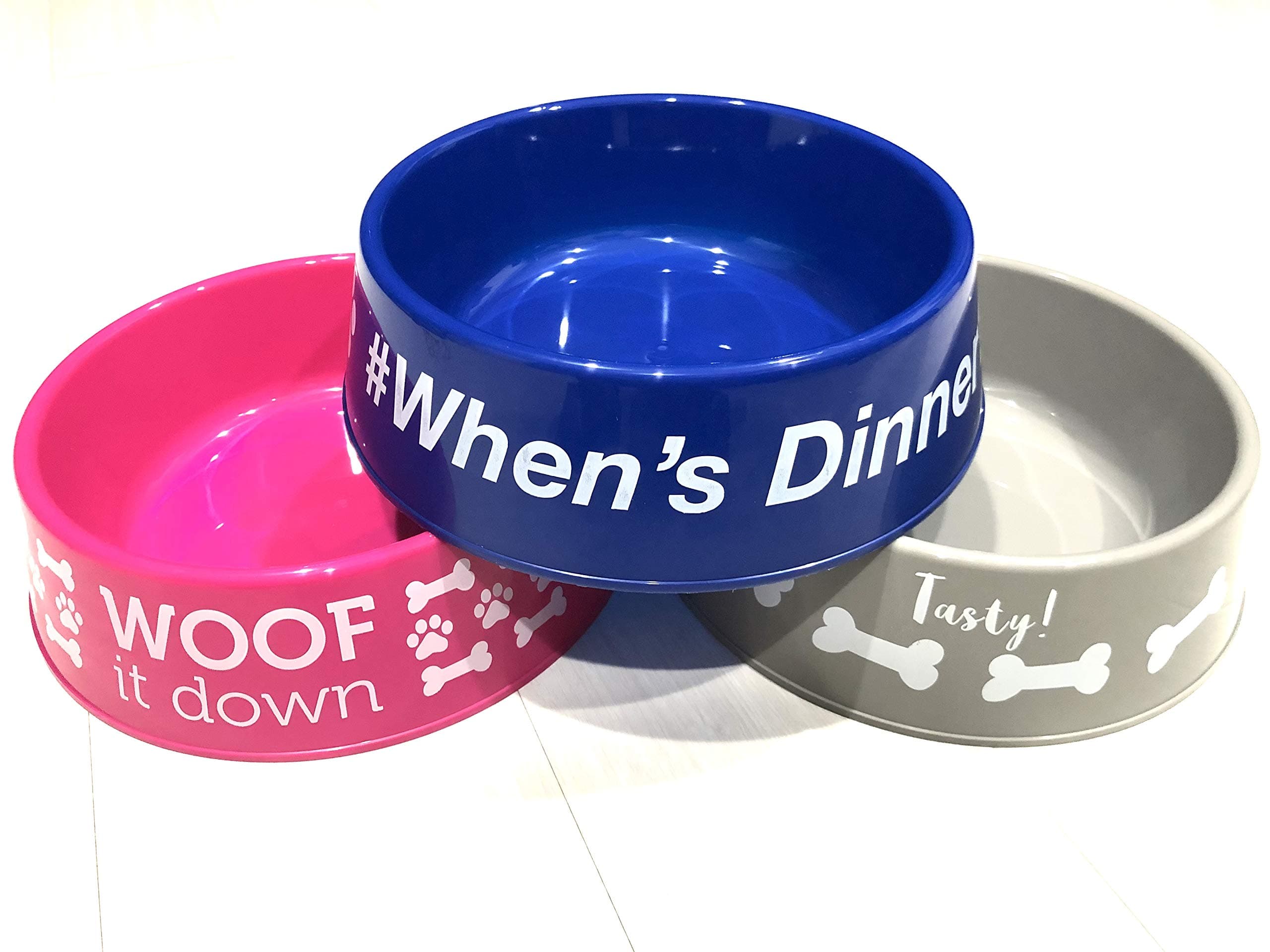 Round Plastic Pet Bowls
