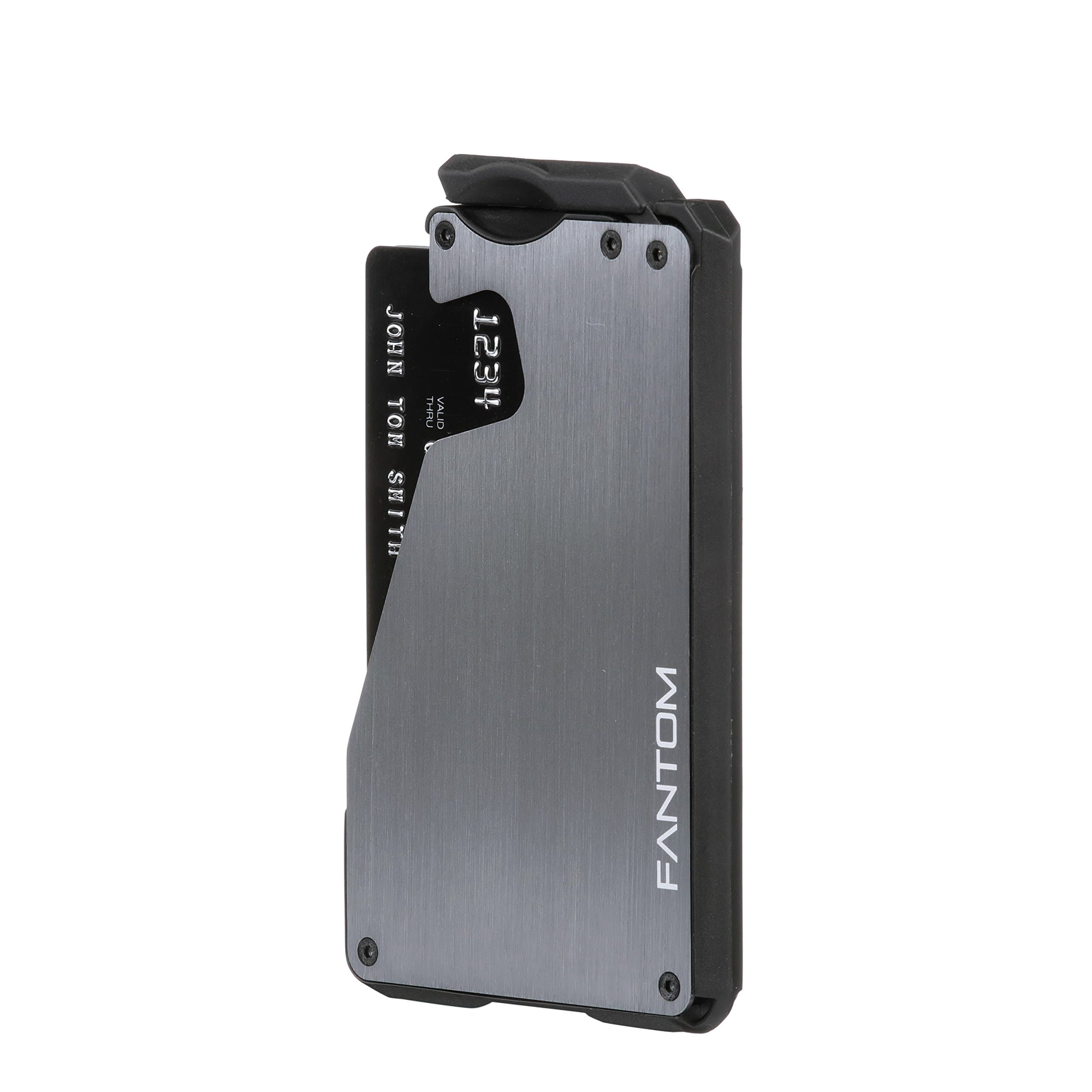 Fantom Wallet | Aluminum Silver Finish 