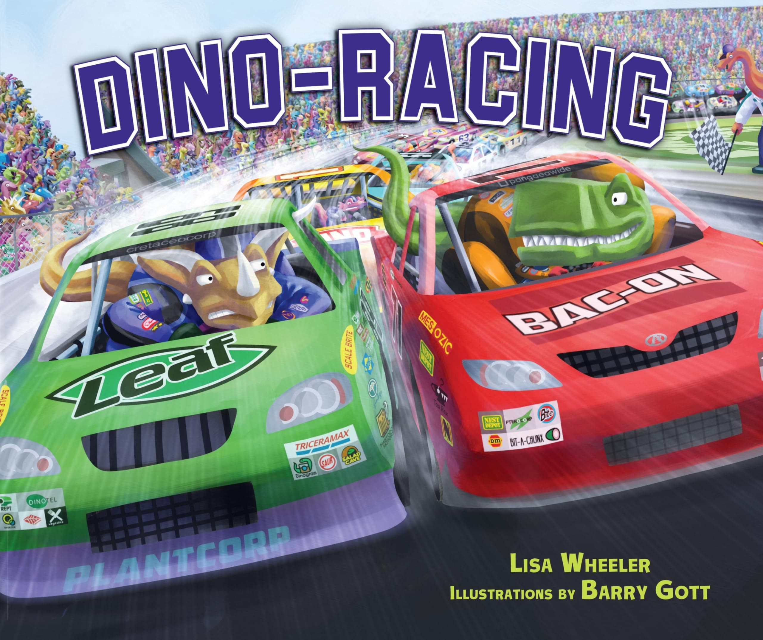 Dino-Racing (Dino-Sports) Hardcover – Picture Book, October 1, 2016