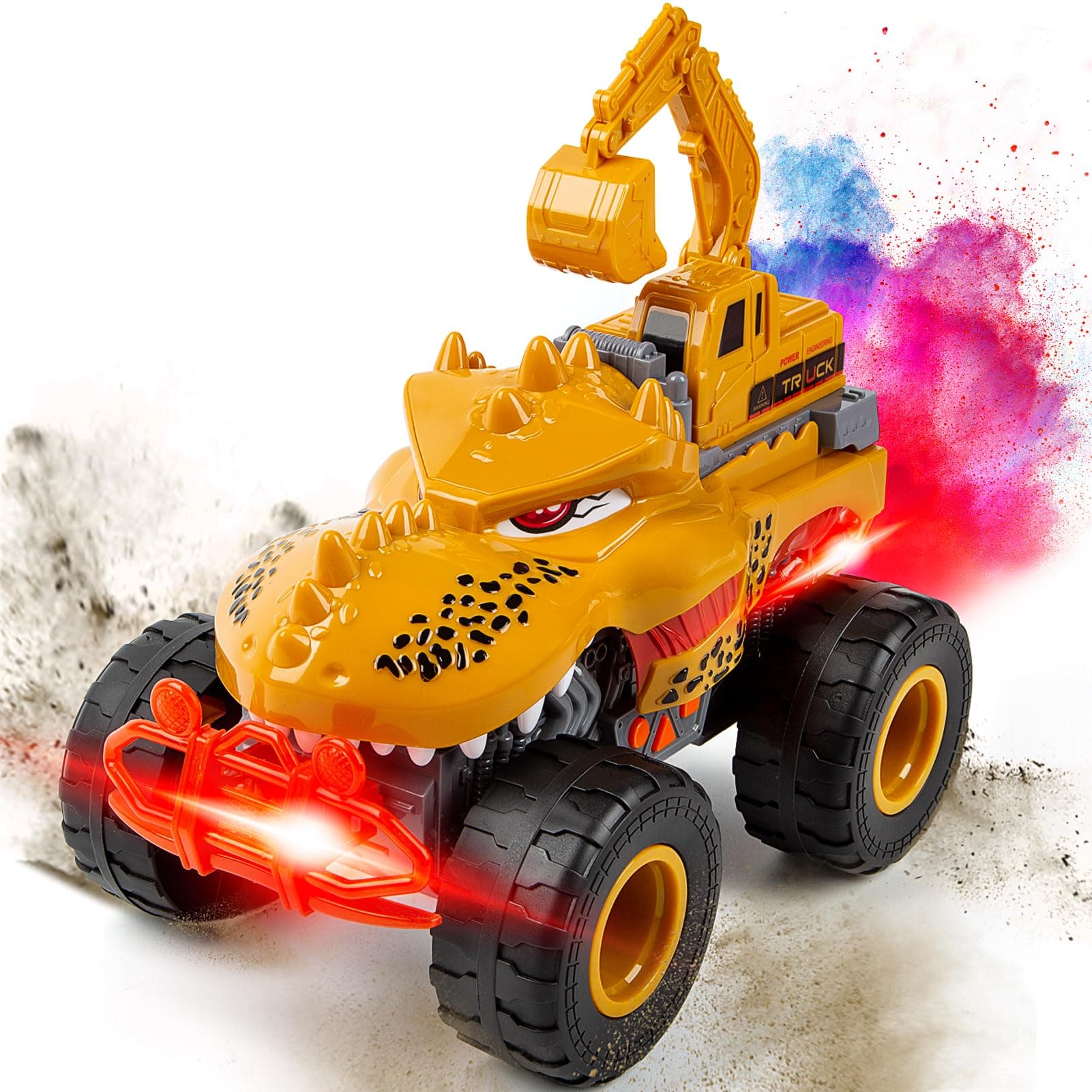 Veslier Car for Kids Toy Cars with Lights Sounds (Excavation Vehicle)