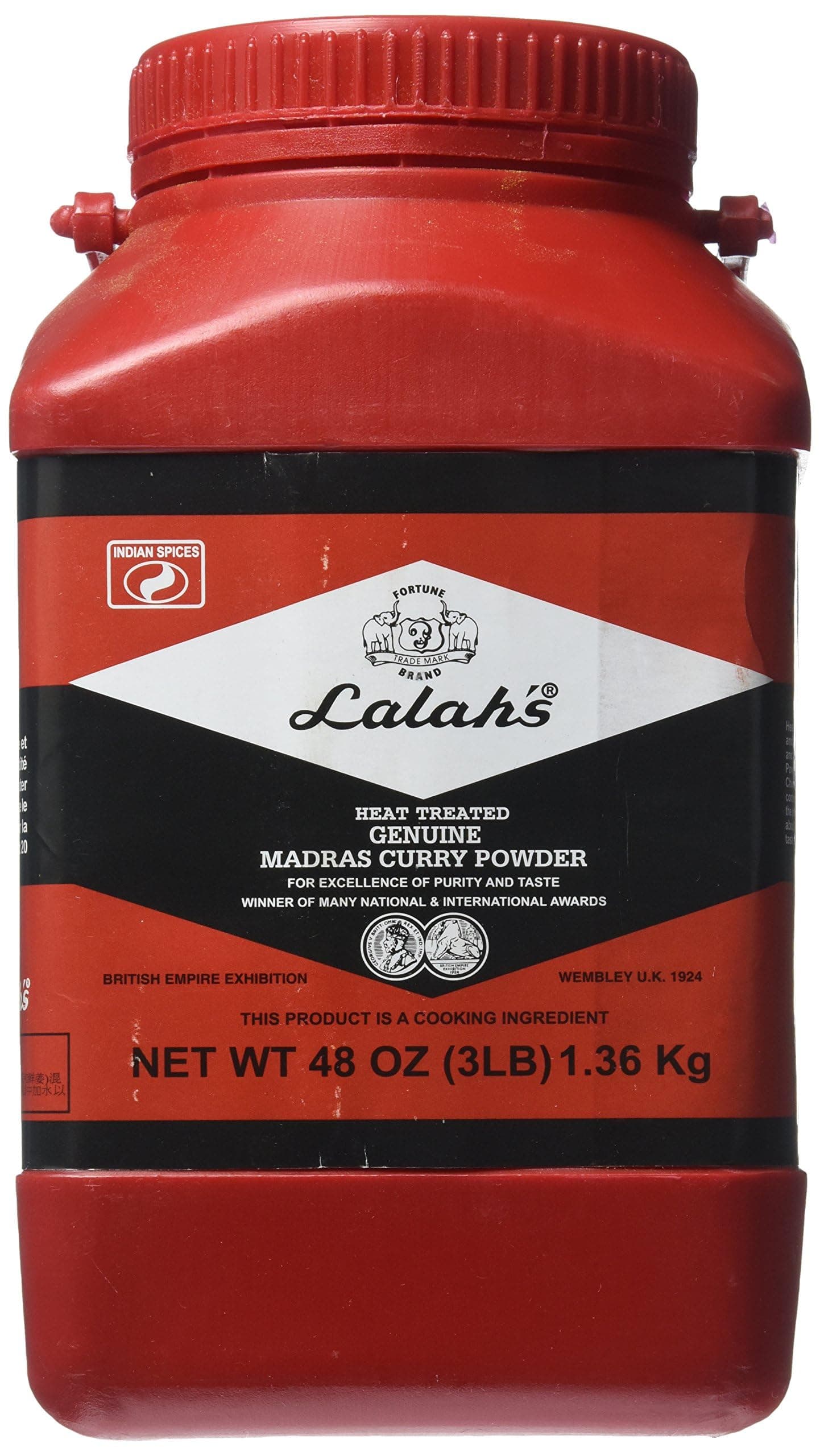 Guong Lalah's Heated Indian Curry Powder 3 Lb Large