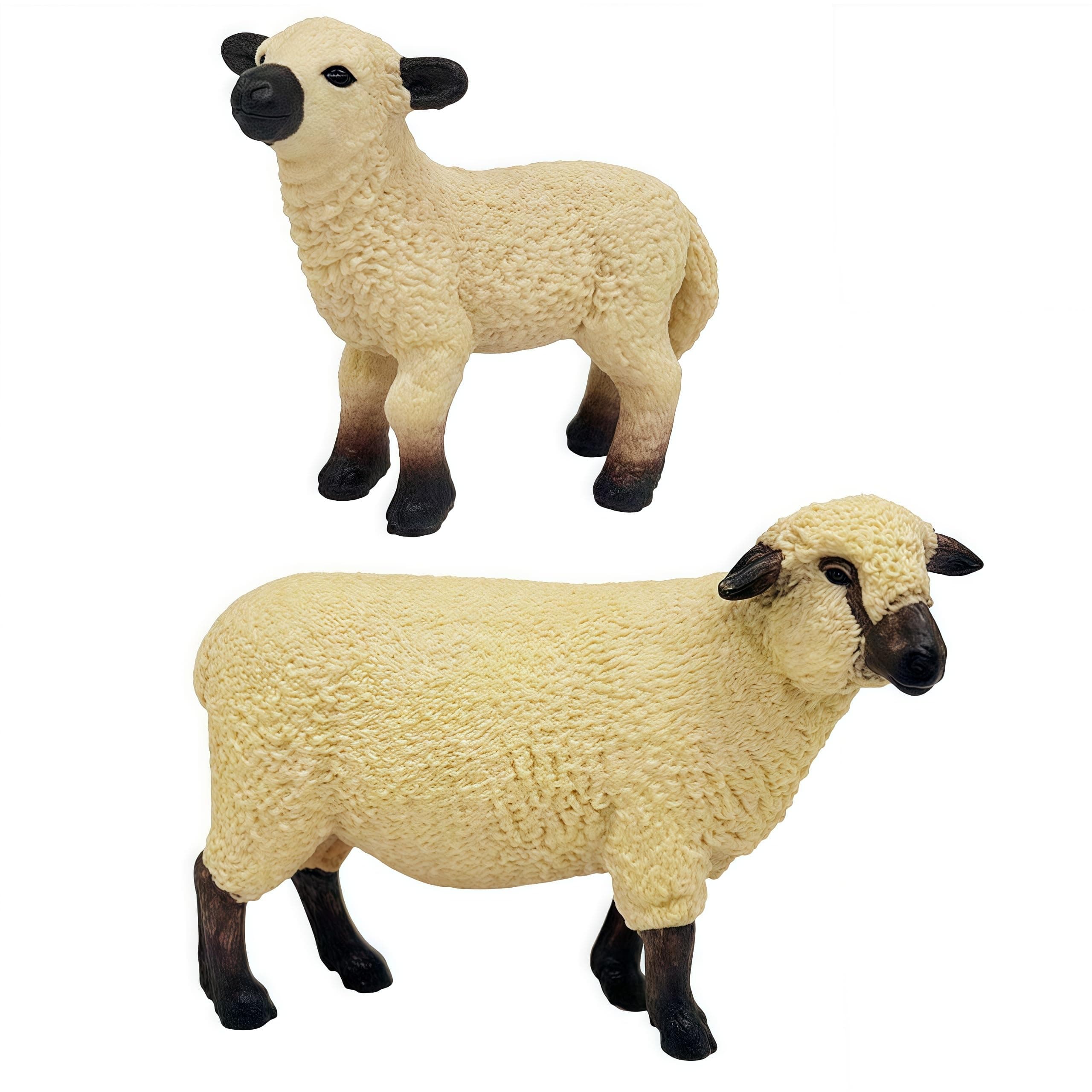 Lamb Toys Farm Animal Figurines, Shaun The Sheep Toys Playset. Great for Kids Party Supplies, Gifts for Kids, Ages 3+