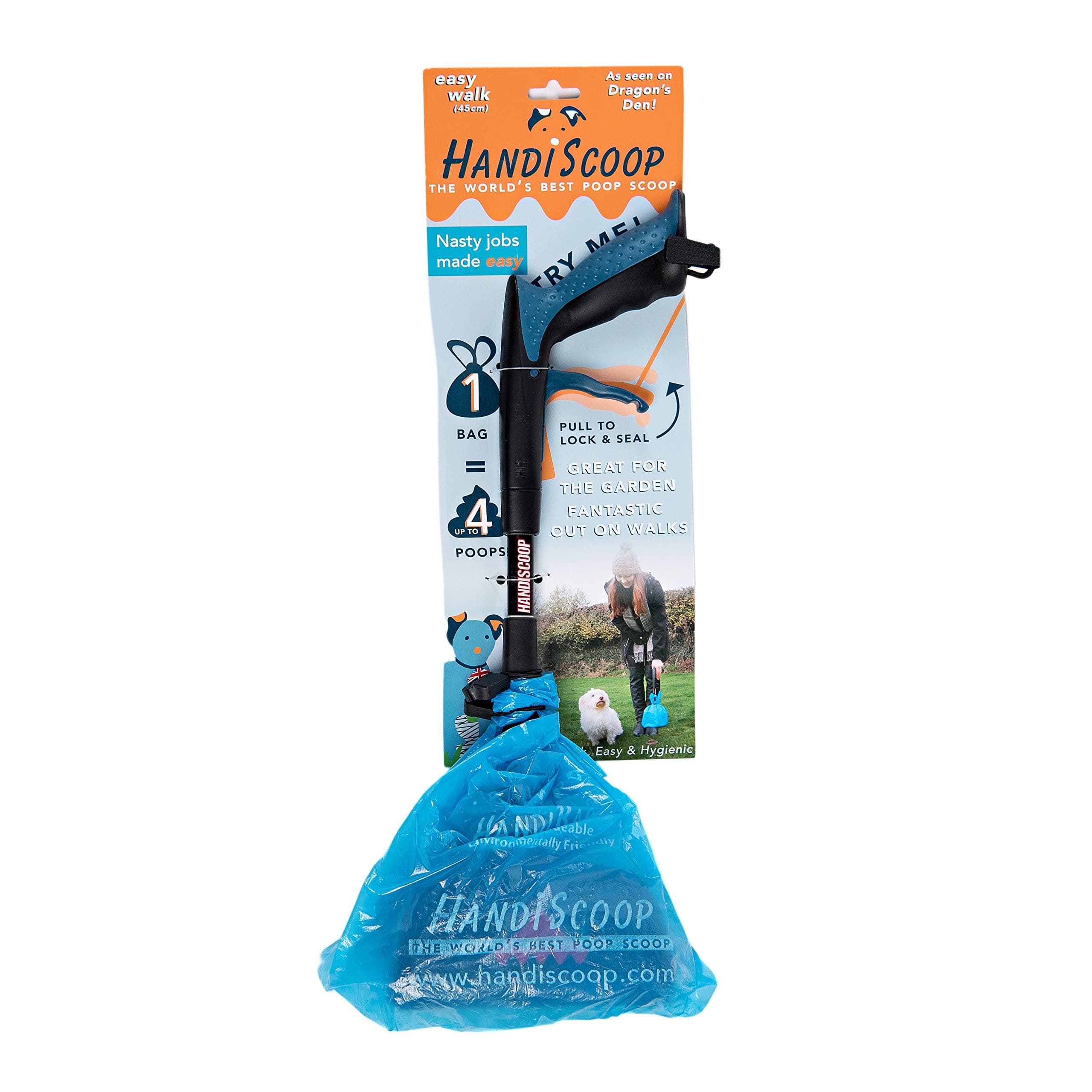 Handiscoop Small Pet Select Combo- Pooper Scooper & Box Biodegradable Bags