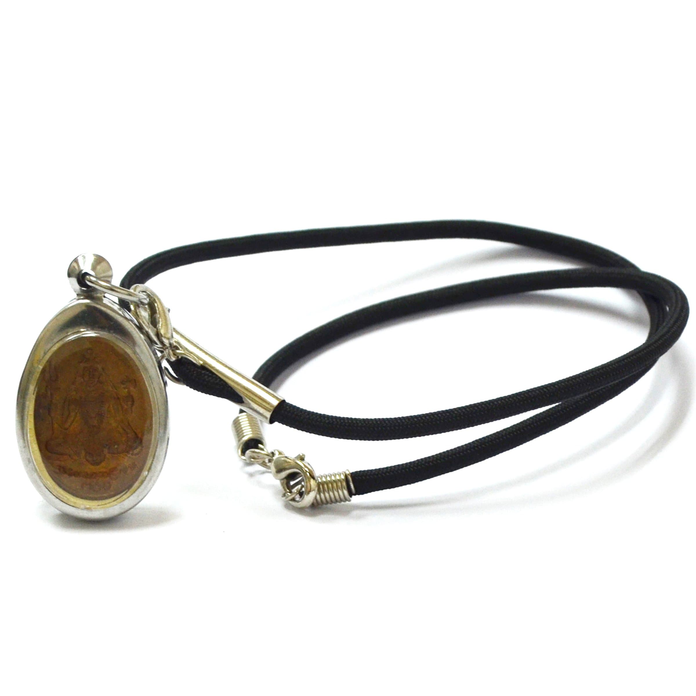 lucky india Jewelry Amulets Tiny Lord Ganesh Ganesha and Pra Shiva Hindu Deity God Success Amulet Nice Gift