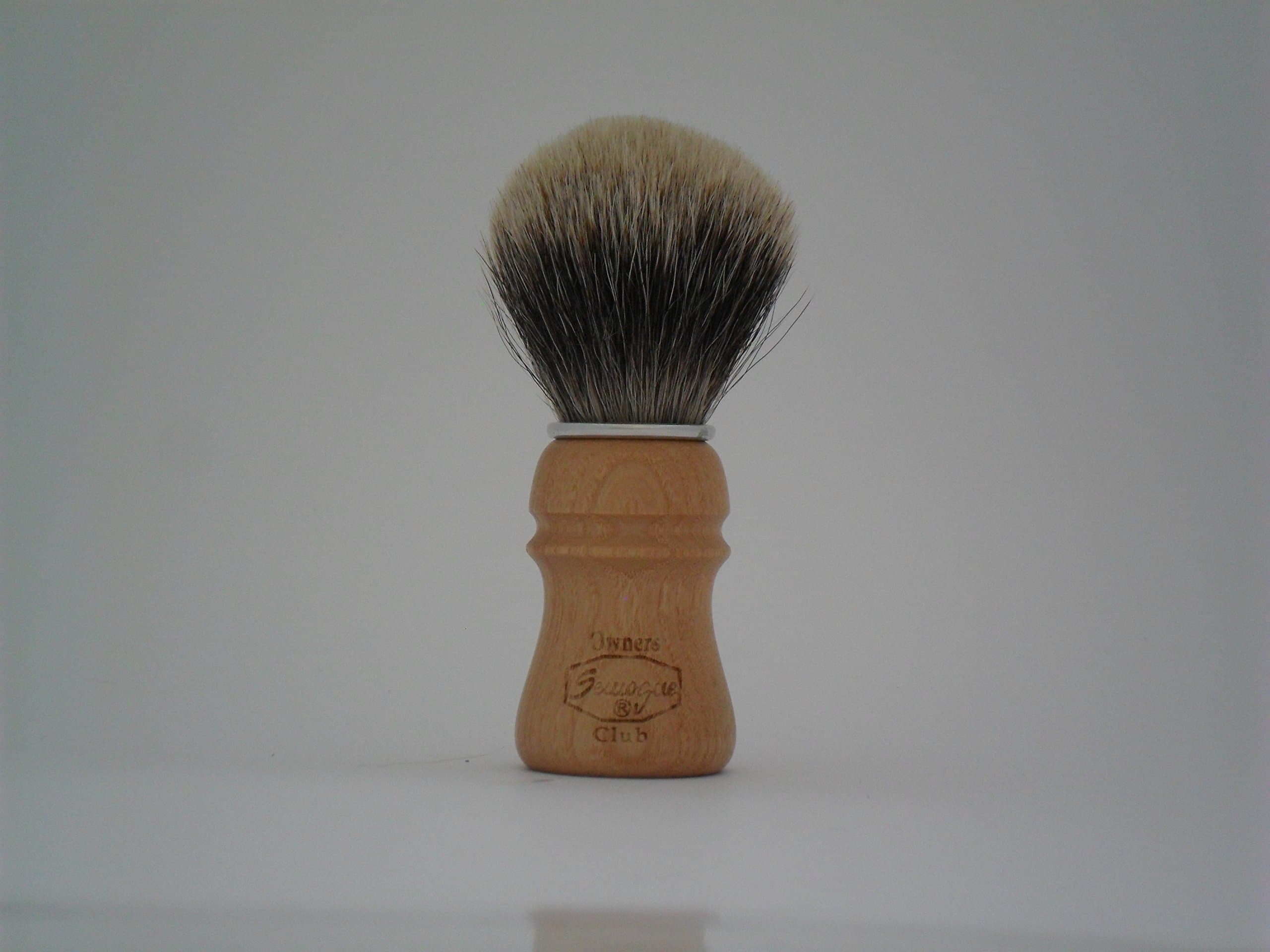 Semogue Owners Club Badger Shaving Brush (Ash Wood) by Semogue