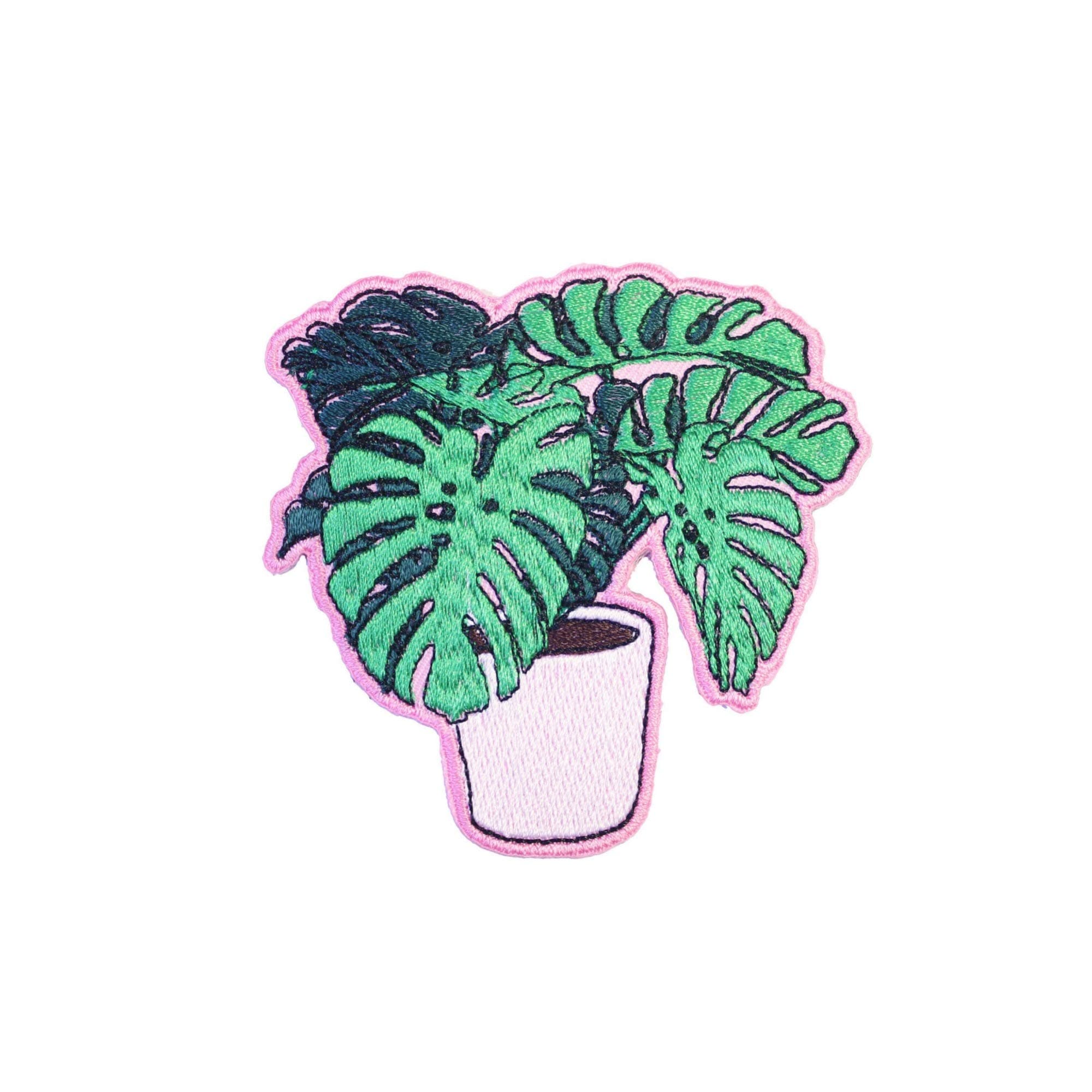 Monstera Plant Iron On Patch