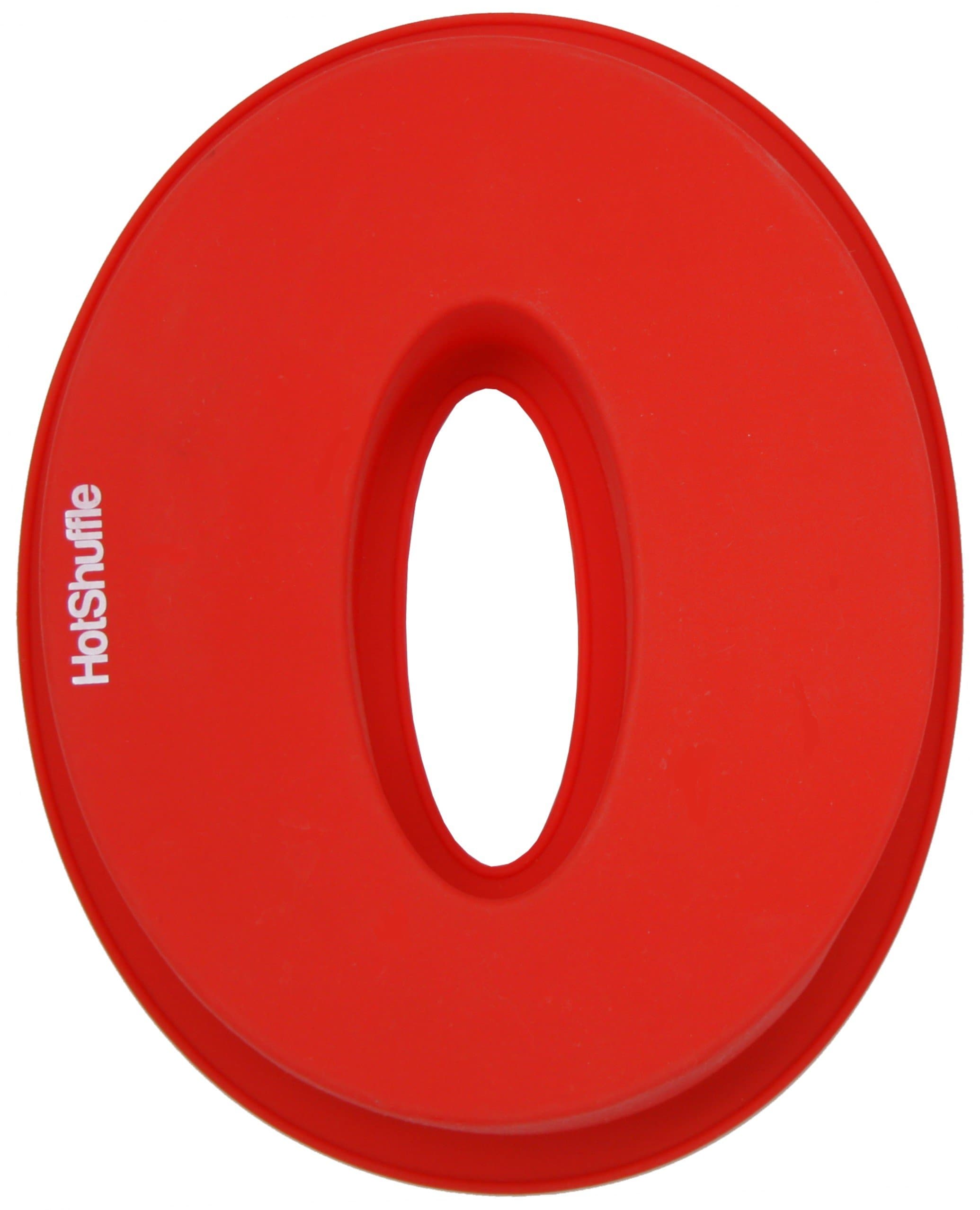 13 Inch (33cm) XL Silicone Number Cake Tin Mould Baking Birthday Anniversary (Number 0)