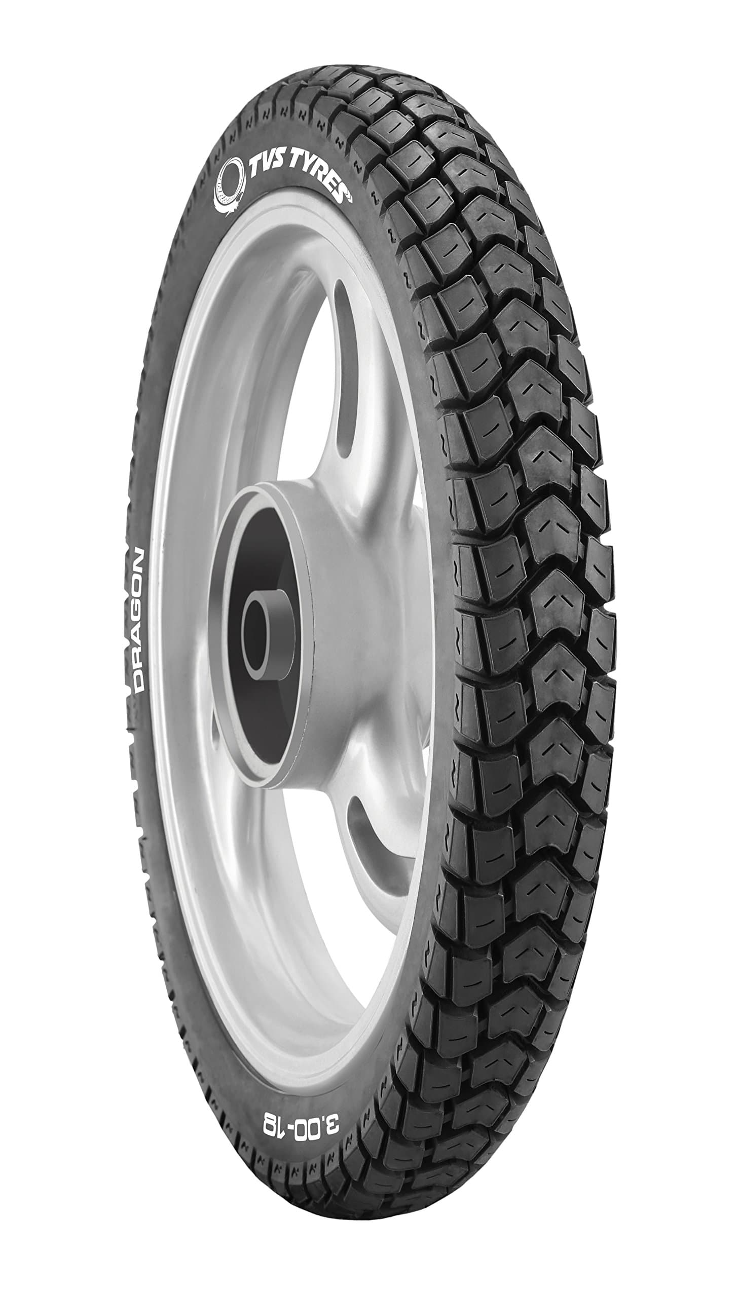 TVS Tyres Dragon 3.00-18 52P Tube-Type Bike Tyre,rear