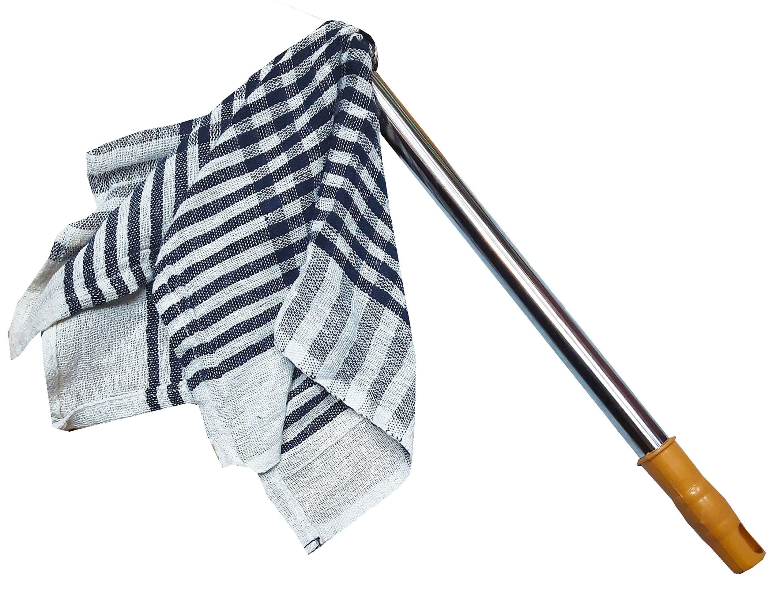 Dusting Cloth with Handle for Cleaning Home Office Furniture, with Removable Cotton Dry Cleaning Duster Cloth and Handy Stick, Jhatakni (3)