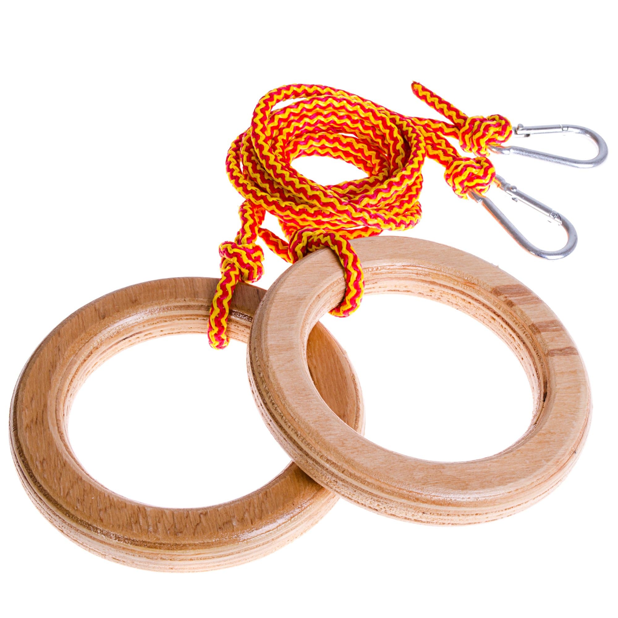 EVAS Kids gym rings - Gymnastics equipment for home for kids and toddler - Accessories for swing set | playground | jungle gym - Monkey rings - Gymnastic toys for indoor play gym