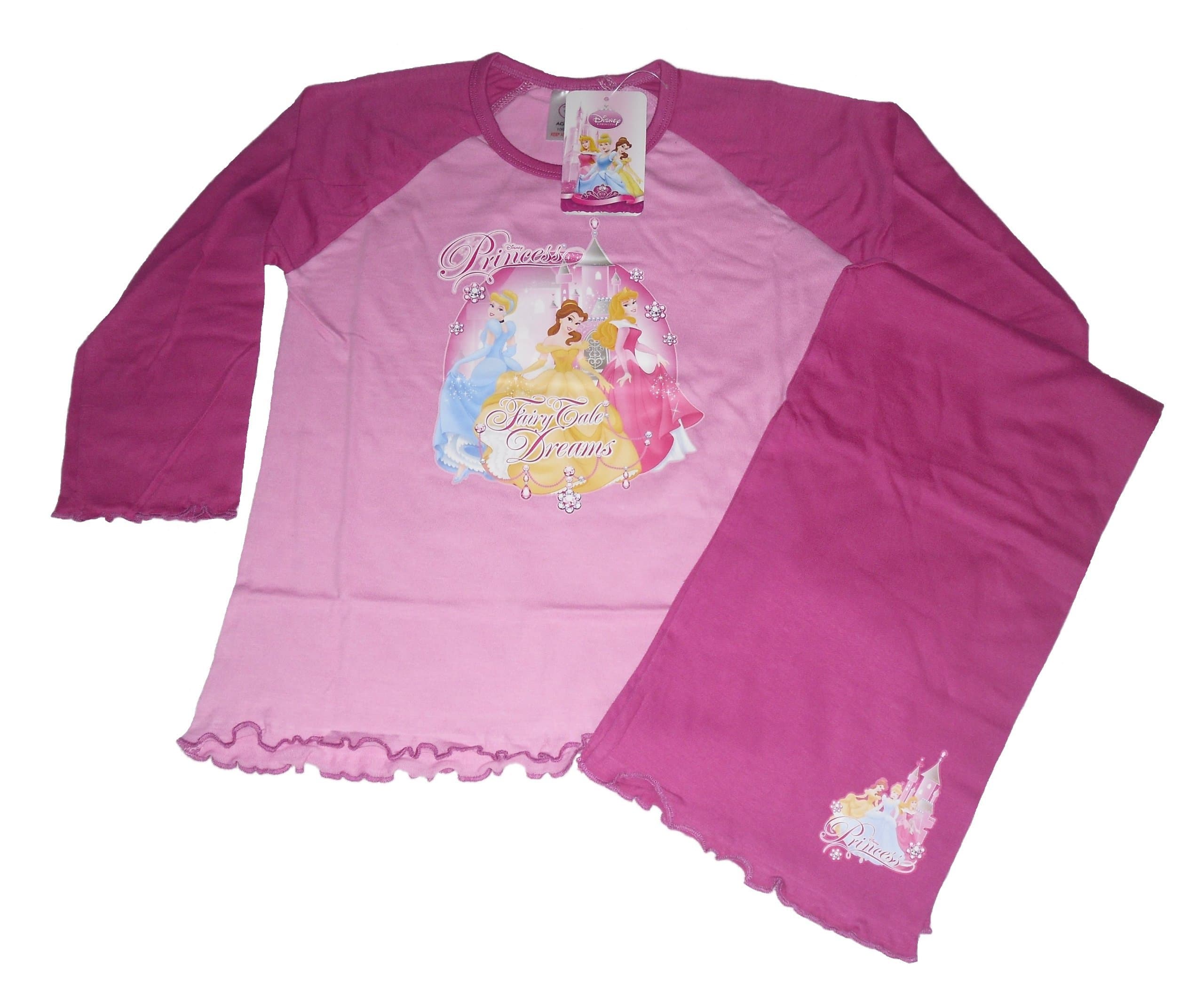 Girls Pyjamas Disney Princess Long 3-4 Years Old