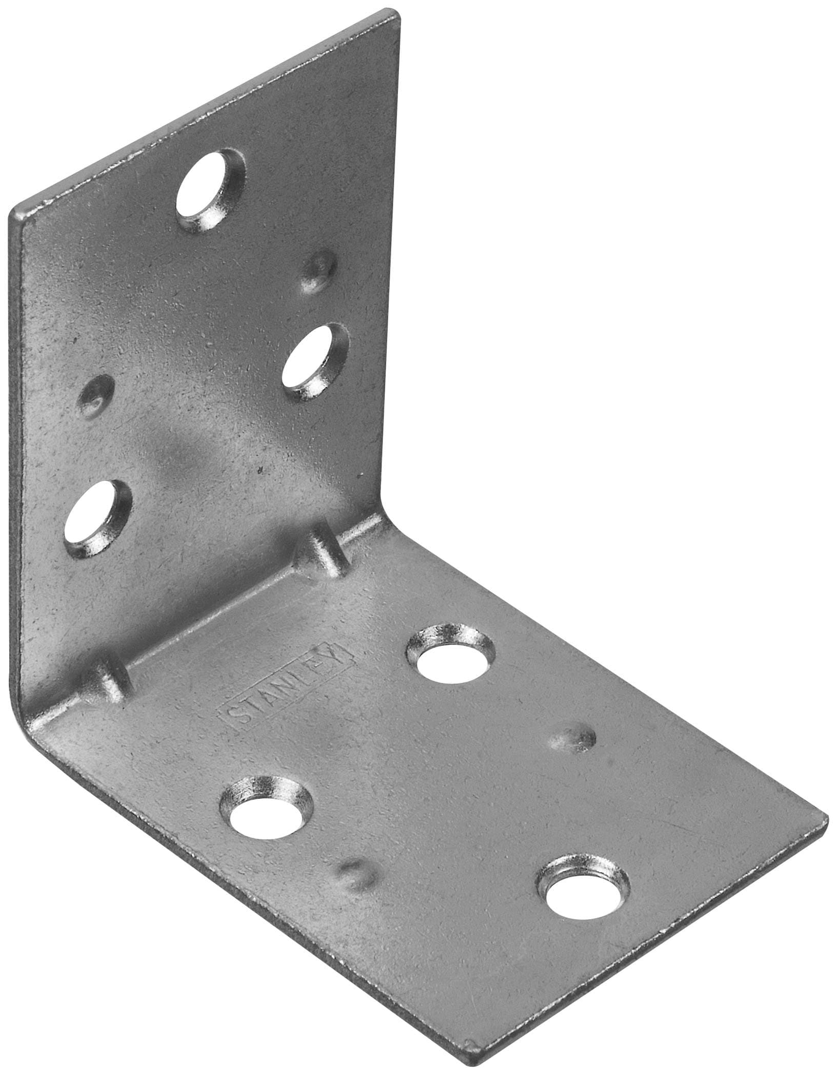 Stanley Hardware 2-Inch Double Wide Corner Brace, Zinc Plated, 2-Pack #755685
