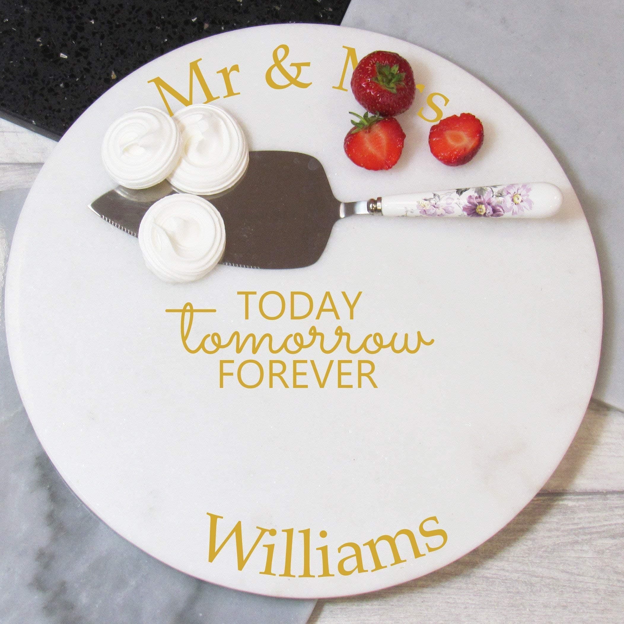 Personalised Marble Food Platter, Engraved Marble, Wedding Marble, Wedding Gift, Marble Cake Plate, Engraved Marble Cheeseboard,Round Marble
