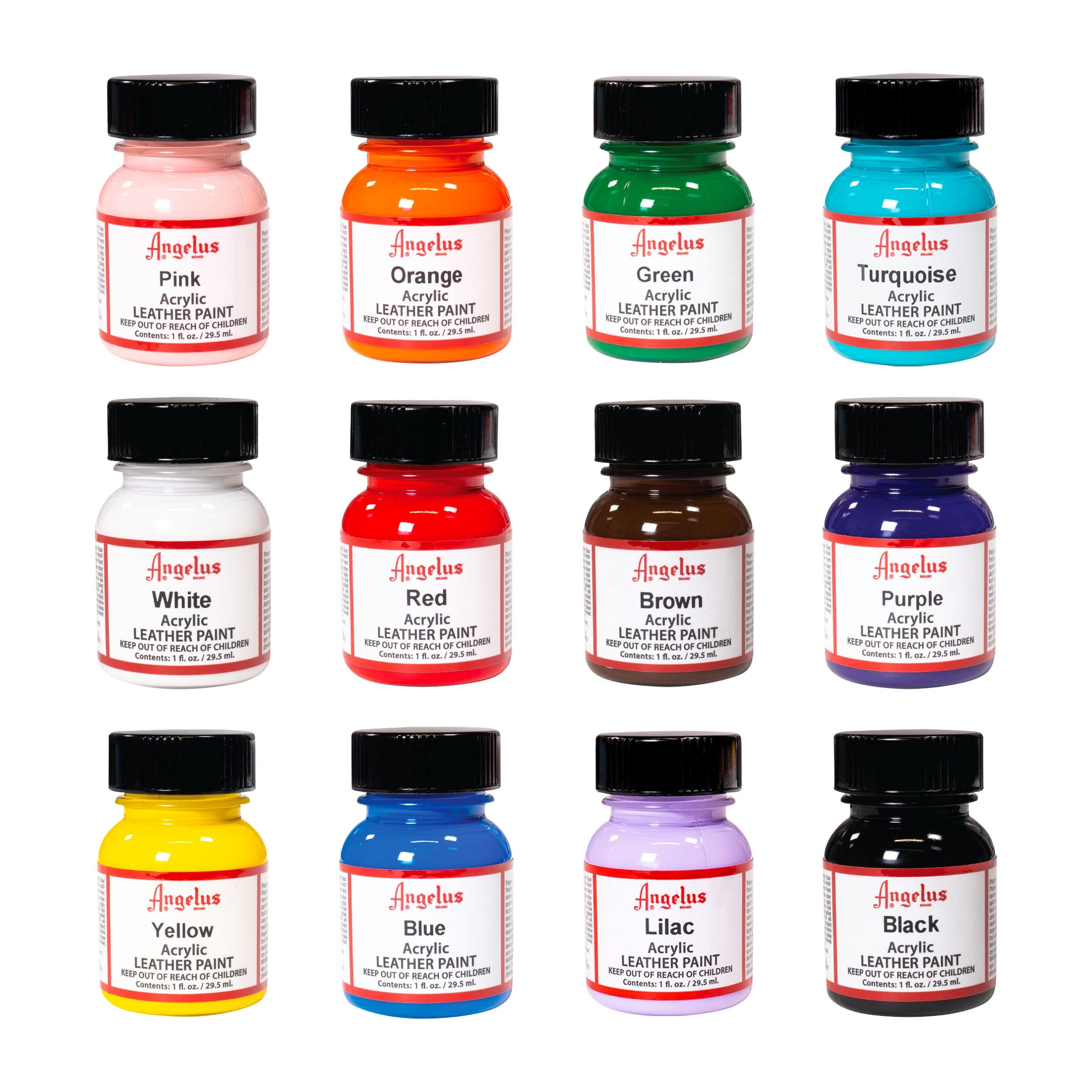 Acrylic Leather Paint Starter Kit (Multicolour)