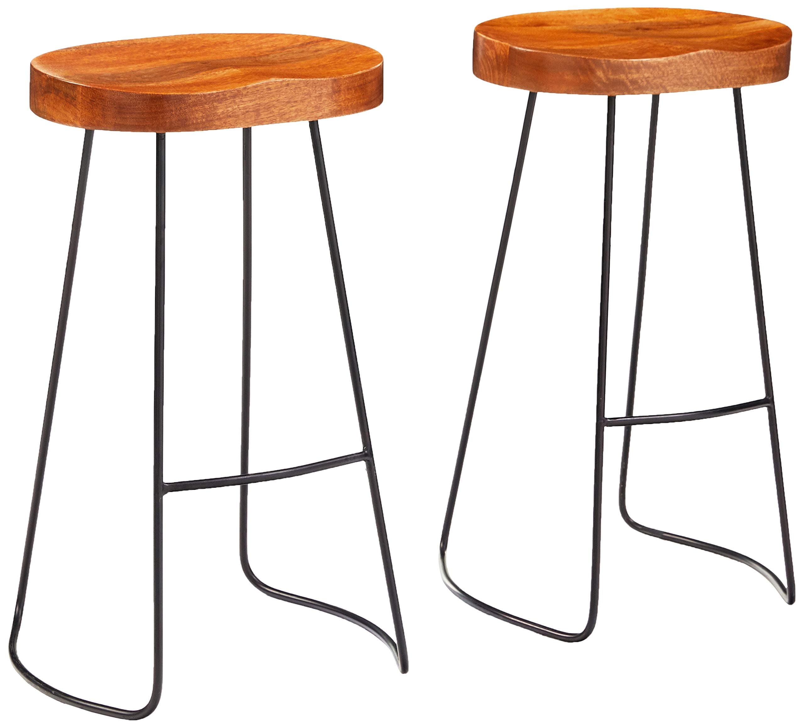 2-Pack Gavin Barstool, 17x12x30, Cherry