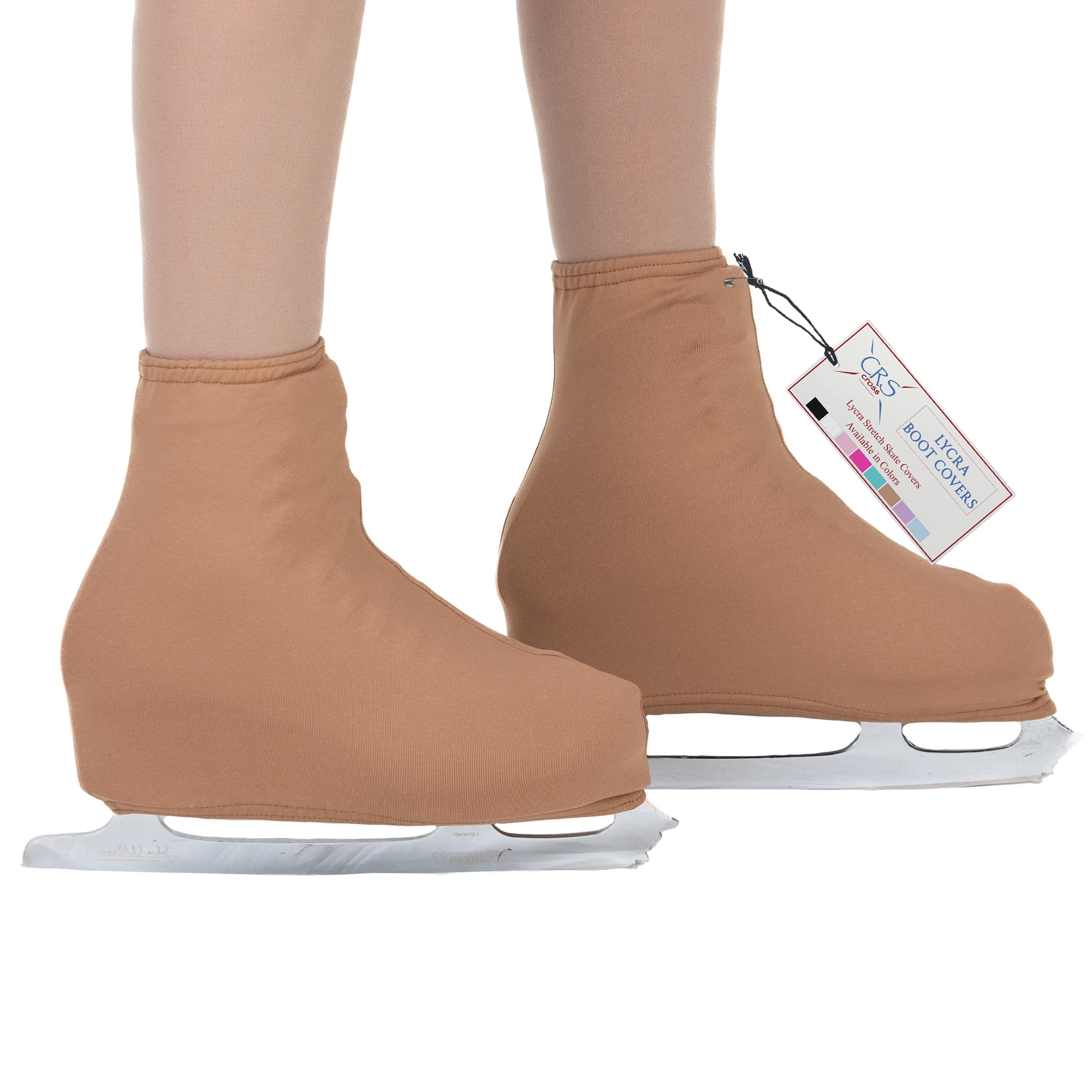 CRS Cross Skating Boot Covers Lycra Ice Skate Covers. Performance Ready Protection for Figure Skates, Ice Skating, Roller Skates.