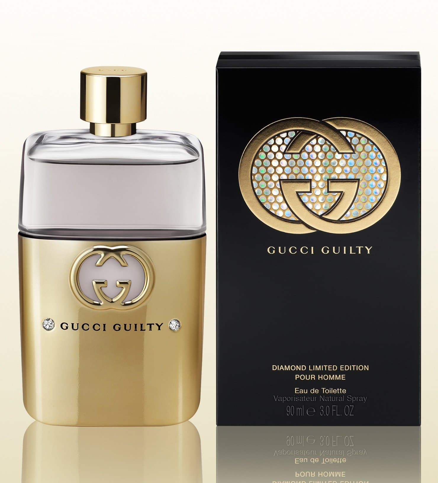 G_u_c_c_i Guilty Diamond Pour Homme Eau De Toilette Spray (Limited Edition) 3.0 Oz.