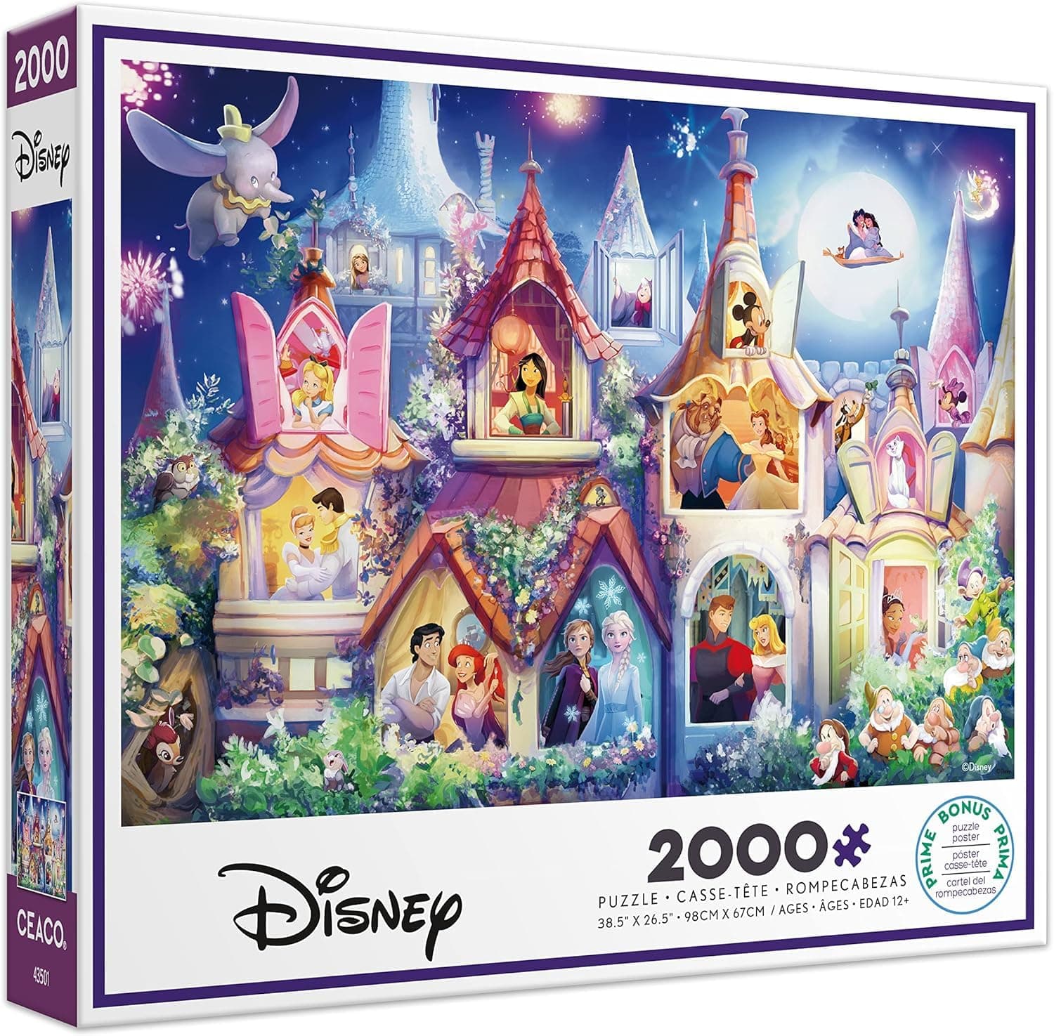 Ceaco - Disney - Princess Castle - 2000 Piece Jigsaw Puzzle
