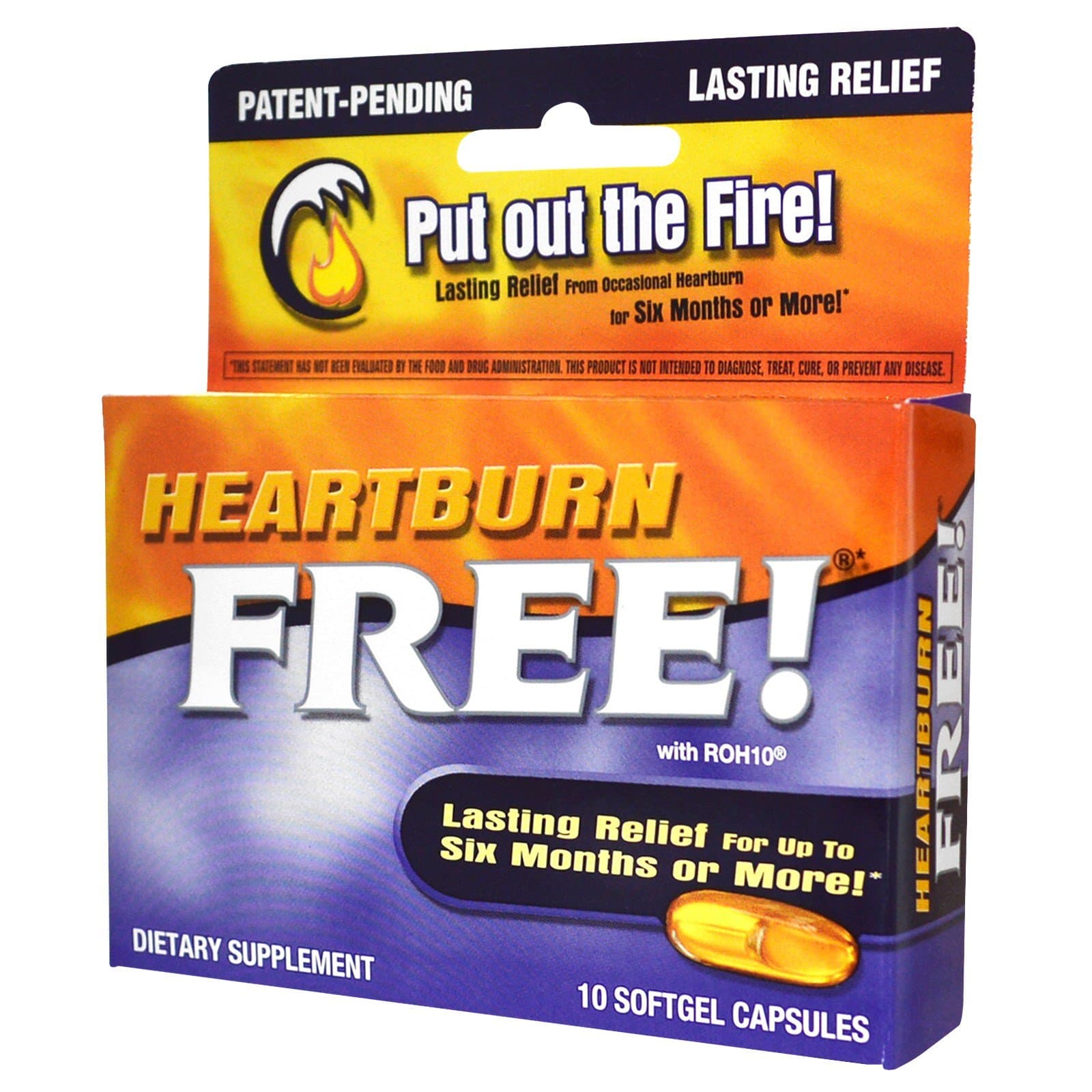 Enzymatic Therapy - Heartburn Free® 1000 mg 10 gels (Pack of 2)
