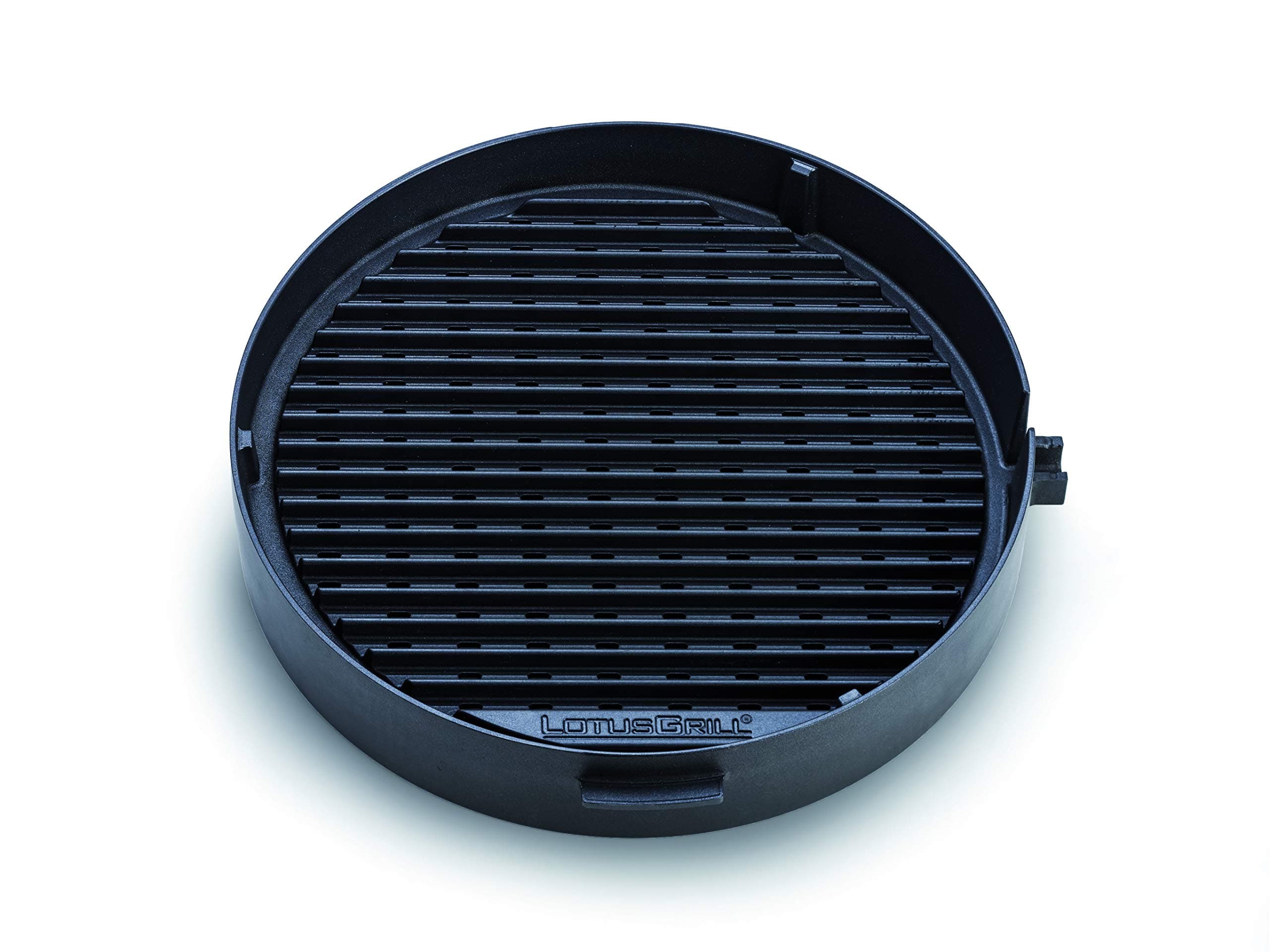 LotusGrillCast Iron Grill Grate for Healthy Grilling - Charcoal Fuelled, Even Heat Distribution, Non-Stick Coated, Easy to Clean