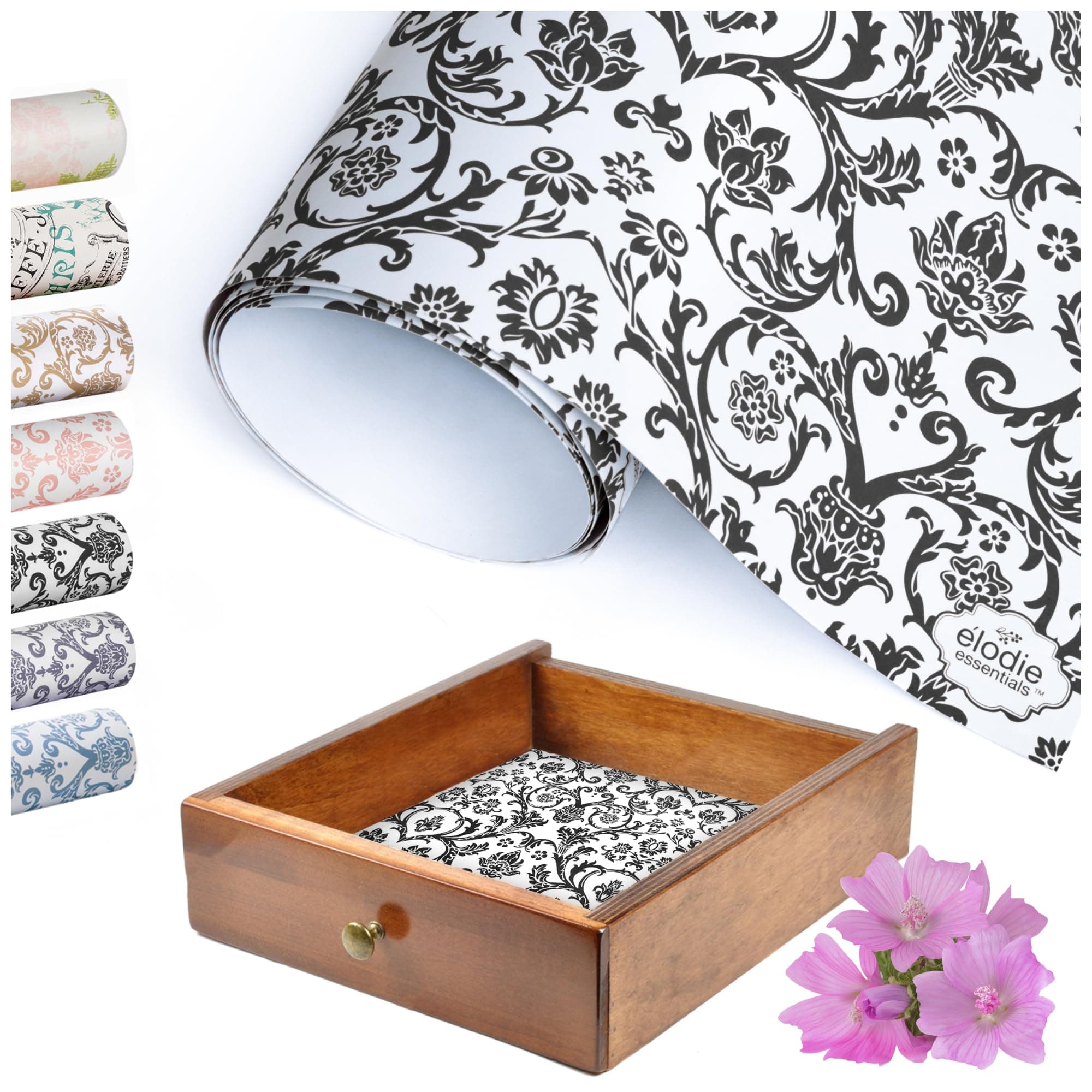 Scented Drawer Liners - French Essence Royal Damask by Elodie Essentials by Elodie Essentials