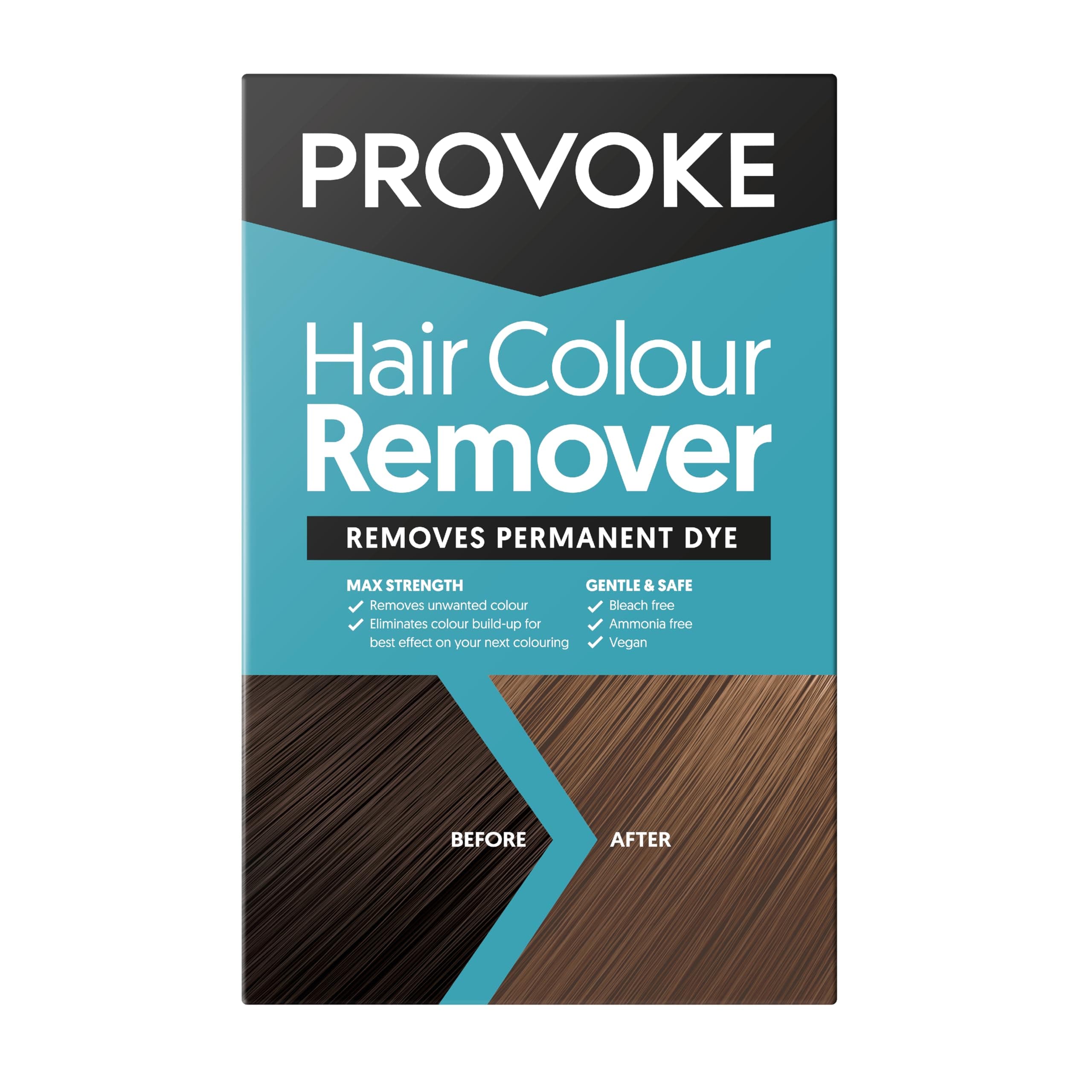 Hair Colour Remover, Max Strength Removes Permanent Hair Dye, For Multicoloured Hair Dye Removal; ammonia-free and Bleach-Free Formulation