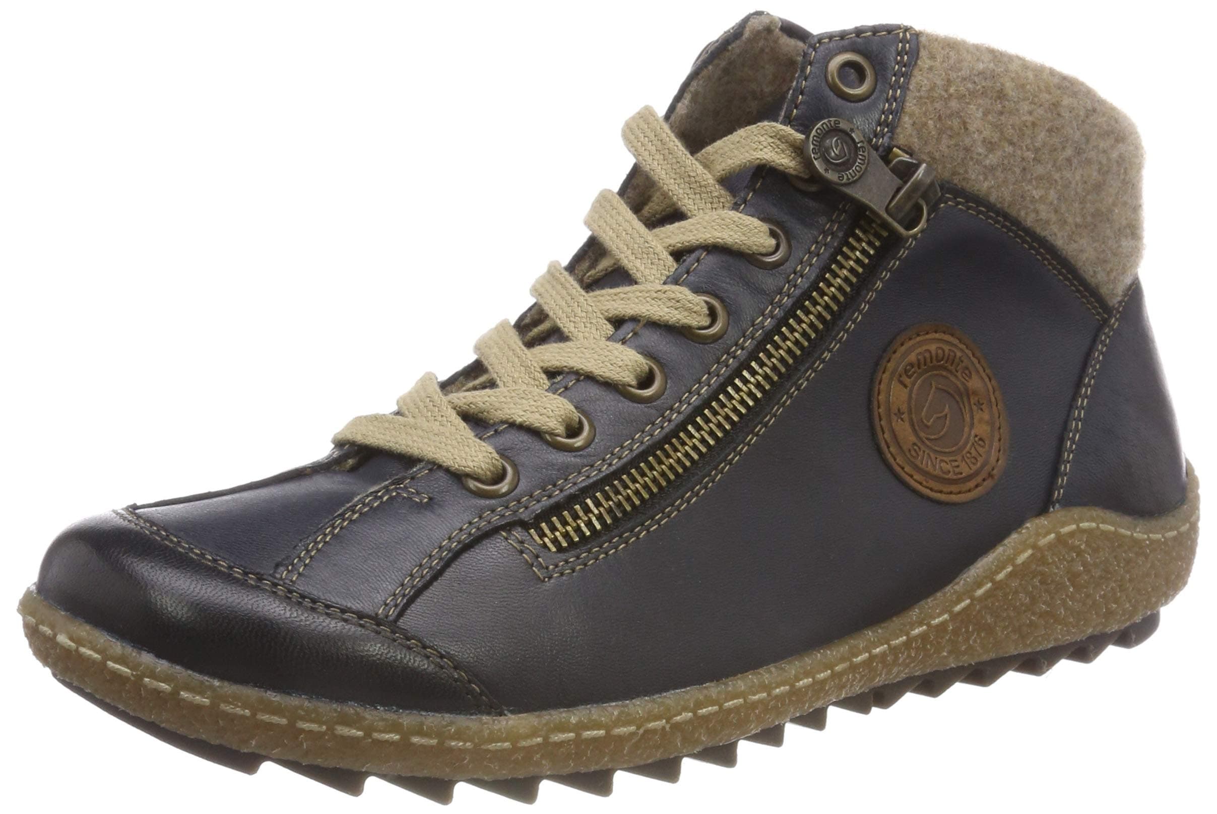 Remonte Damen-Boots - G wei?e Blau 991113-5, Gr. 37