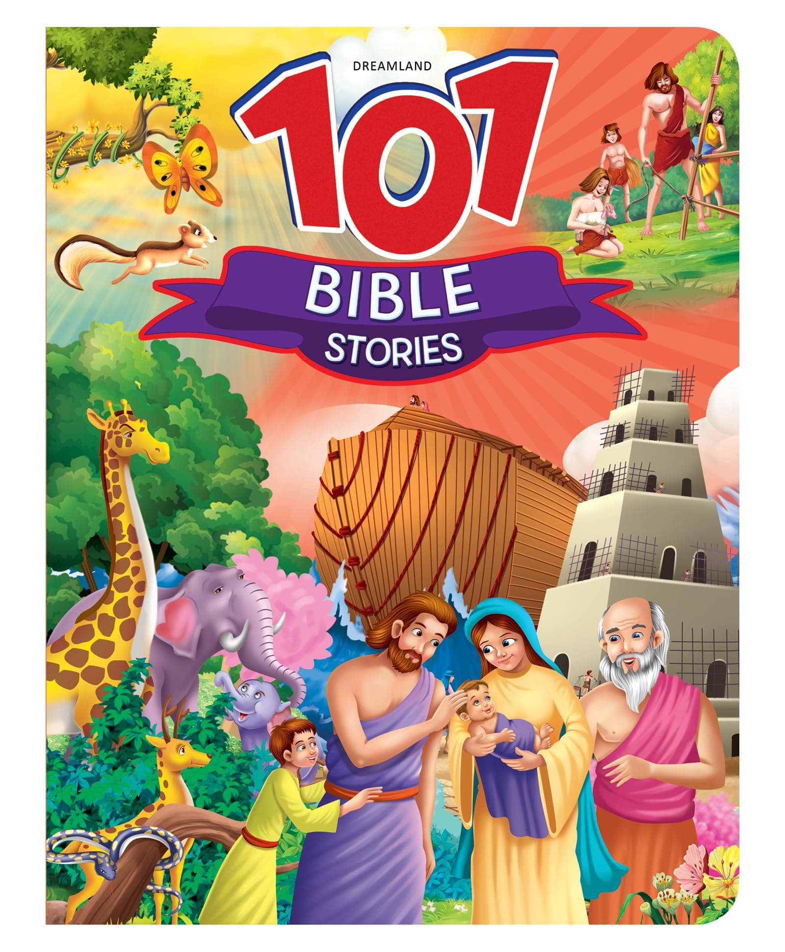 Bible Stories for Kids Age 7–12 | 101 Inspiring Stories from the Old & New Testament | Illustrated with Simple Text to Learn Faith, Kindness & Moral Values