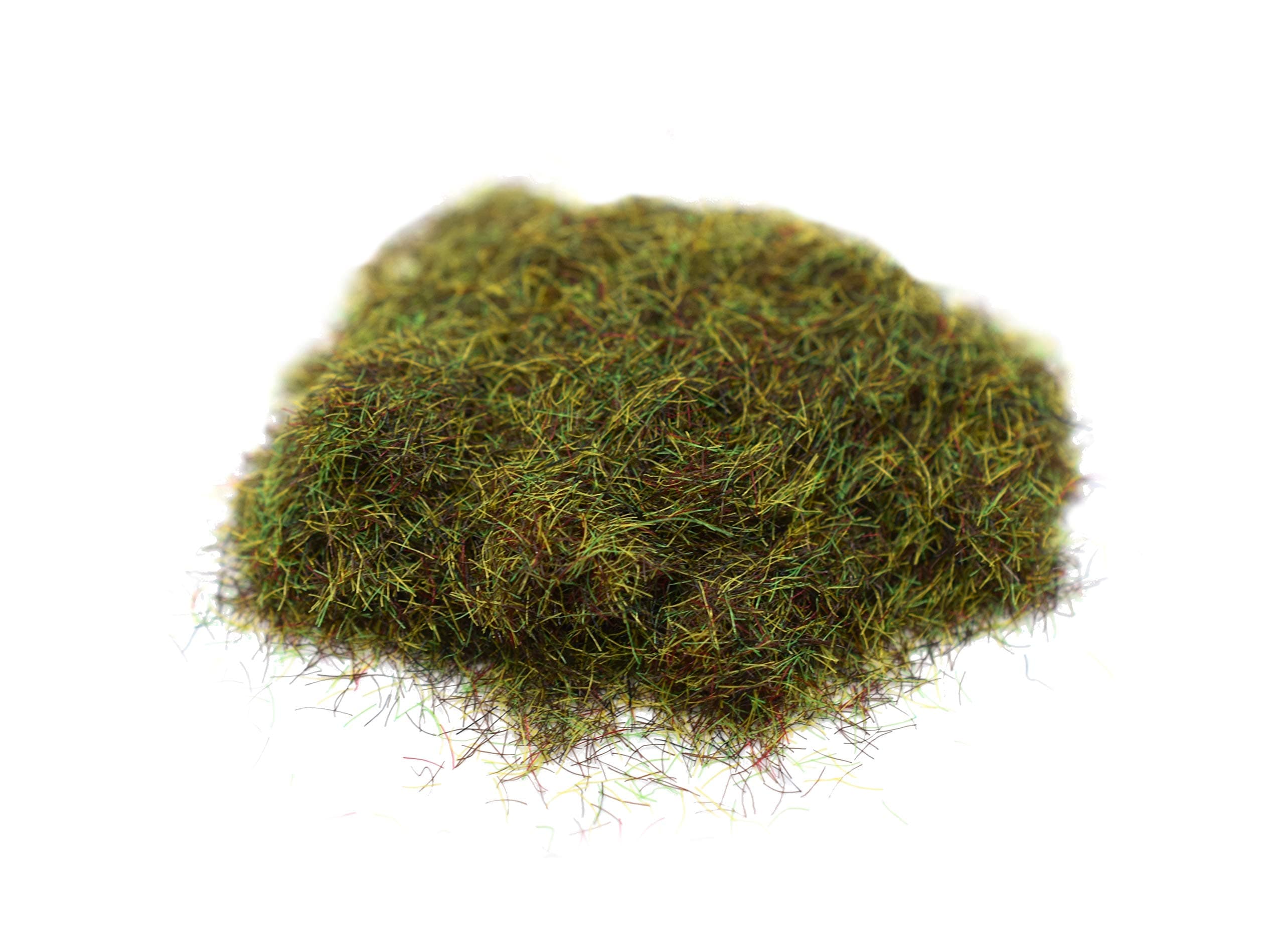 Static Grass, Warm Green - 2mm Length Fibers - Master Quality Base & Scenery Flock - Realistic Texture & Detail - for 28mm Scale Table Top War Game Miniatures - Made in USA
