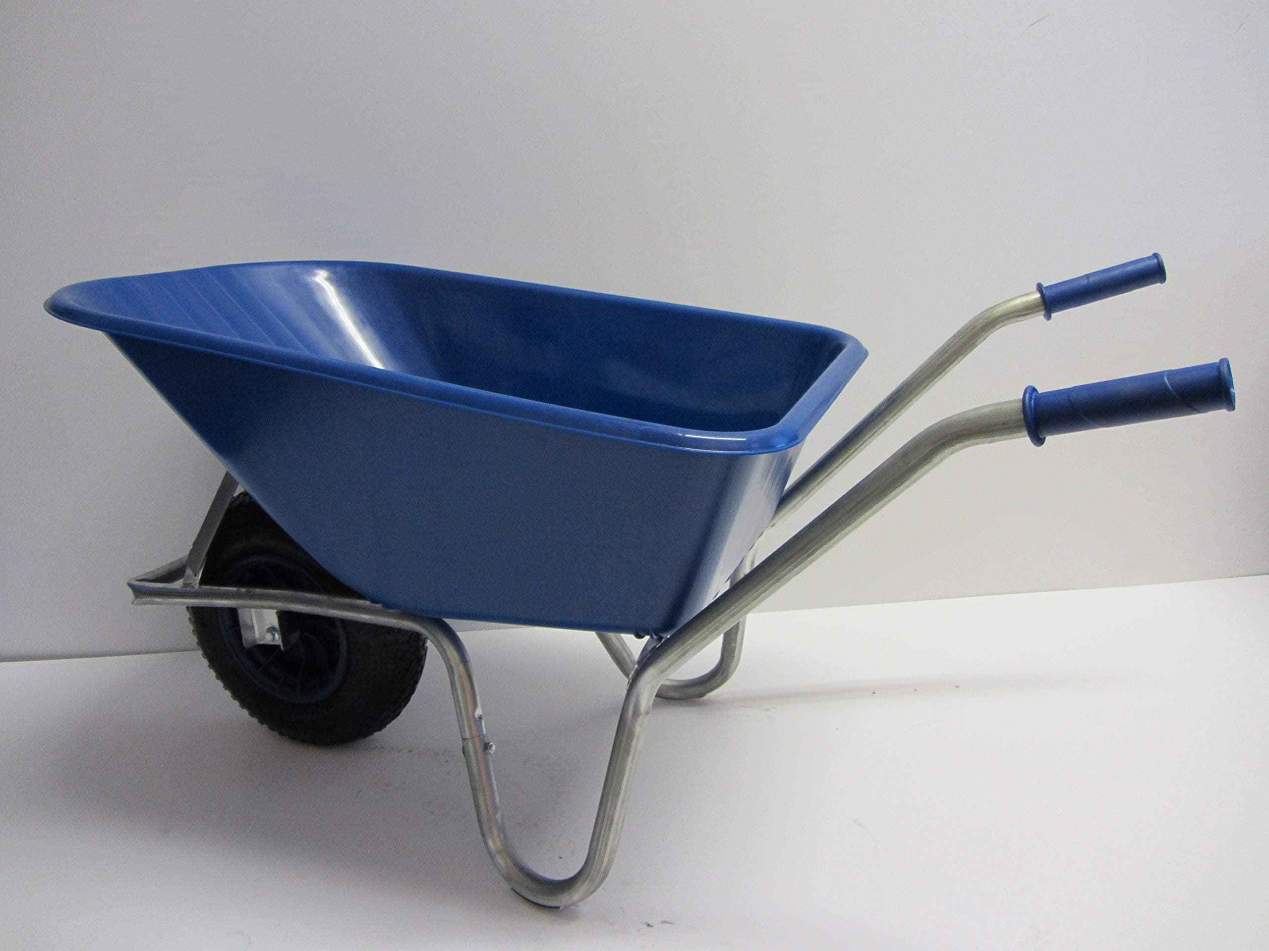 100 Litre Heavy Duty Blue Garden/Stable Wheelbarrow