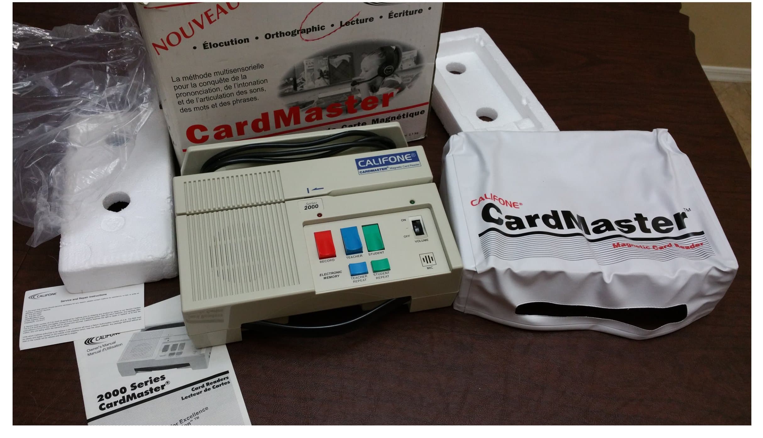 Califone 2020AV CardMaster Magnetic Card Reader