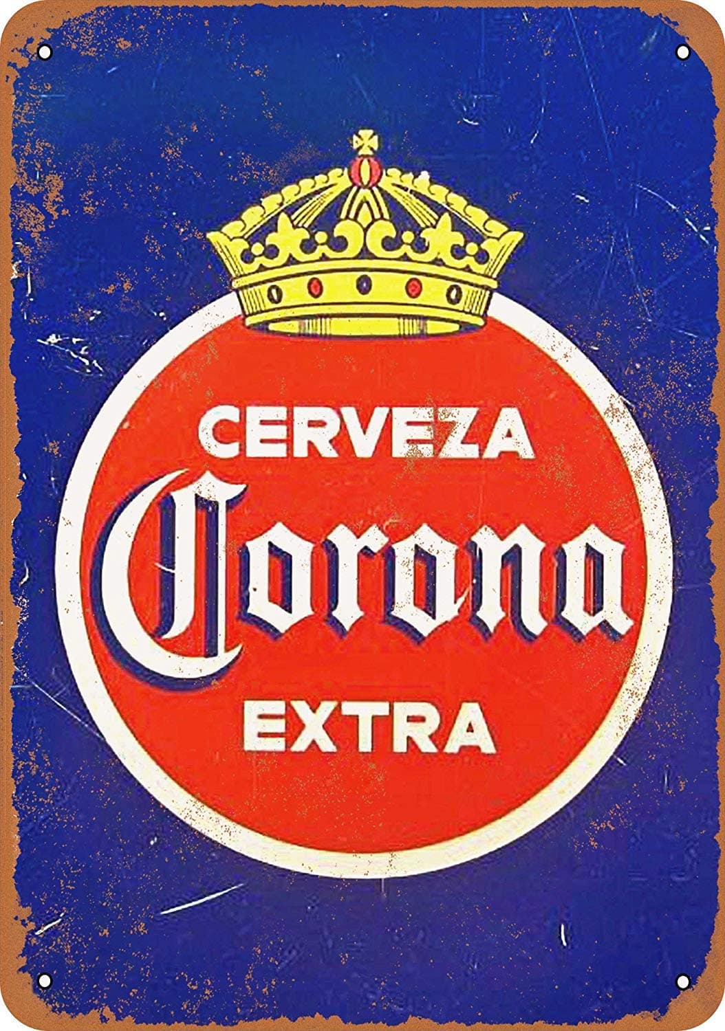 Iliogine 1940 Corona Extra Cerveza Room Sign Wall Art Decor Aluminum Tin Sign Vintage 8 x 12